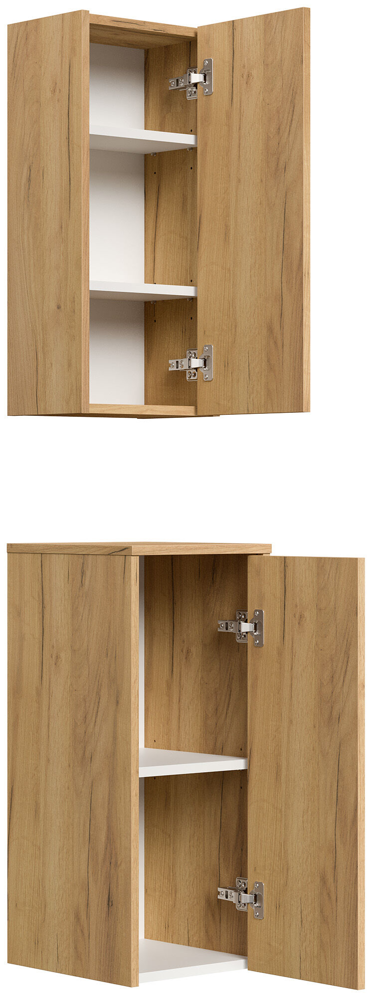 Badschrank 2er Set Taifun zur Wandmontage grafit