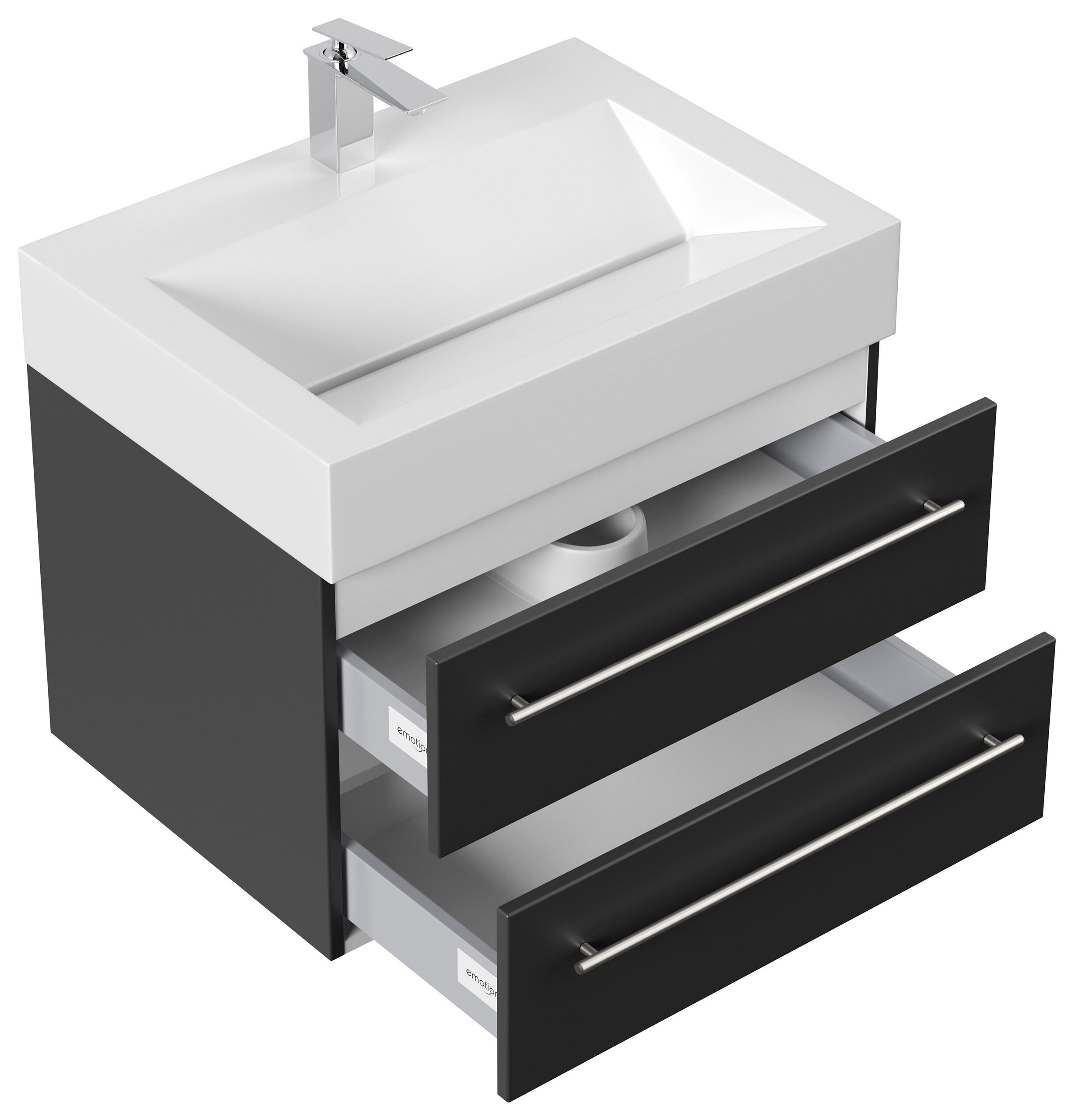 Badmöbel Design 700 schwarz