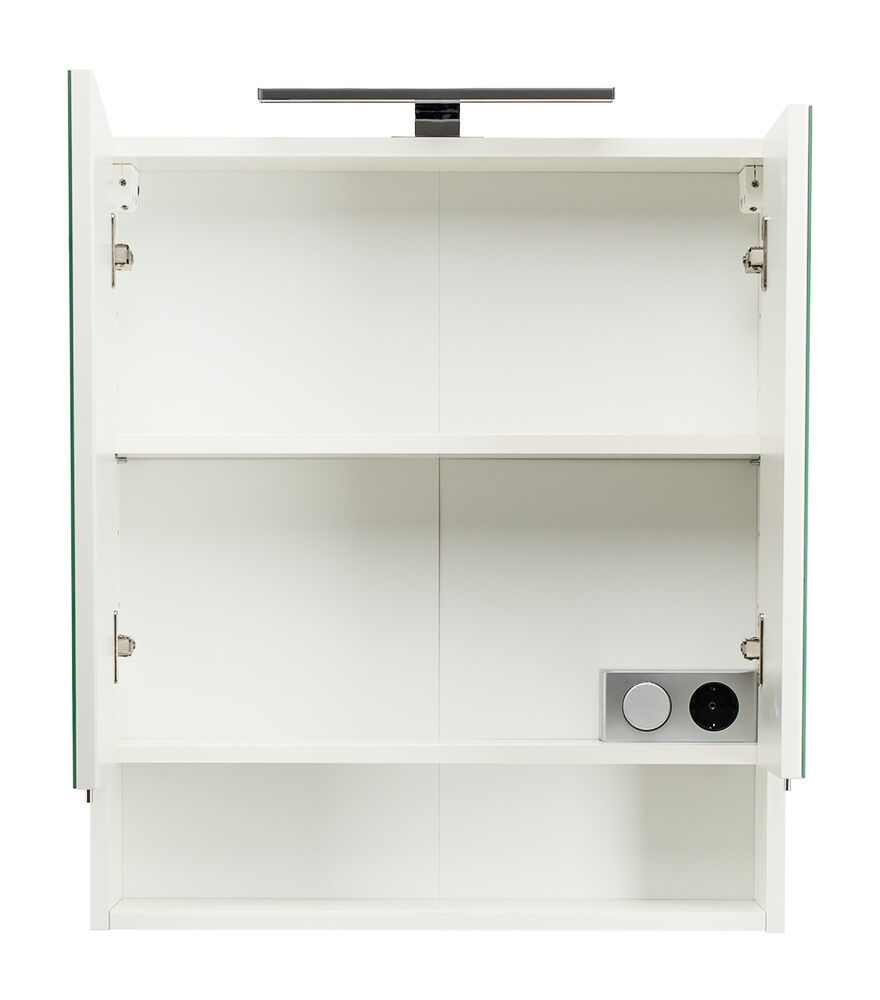 Spiegelschrank 60 cm weiss