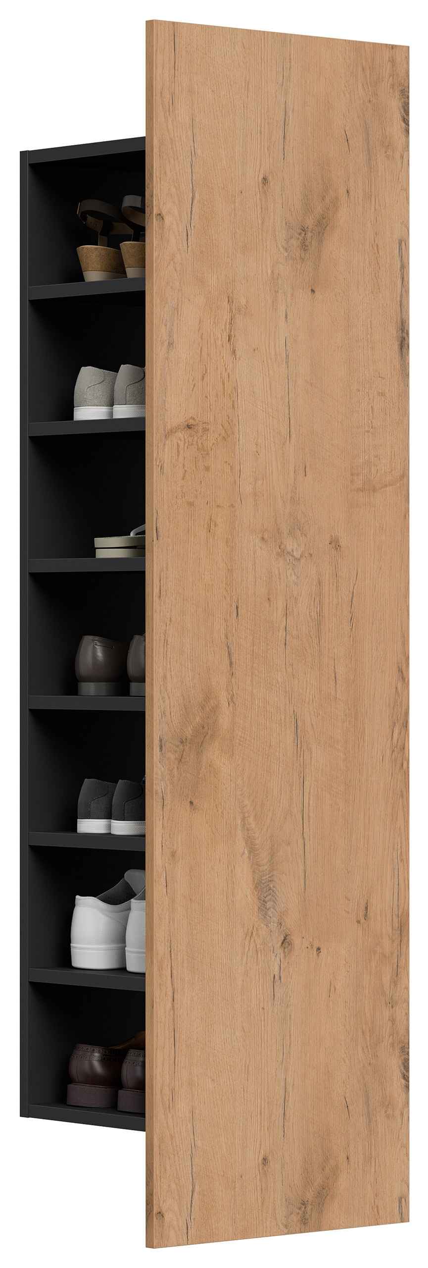 Schuhregal Vestis 7 Paar Oak

