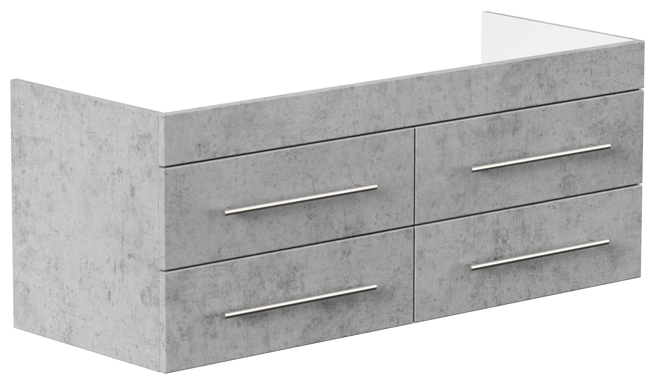 Unterschrank für Villeroy und Boch Venticello 130 cm Doppel B SoftClose beton