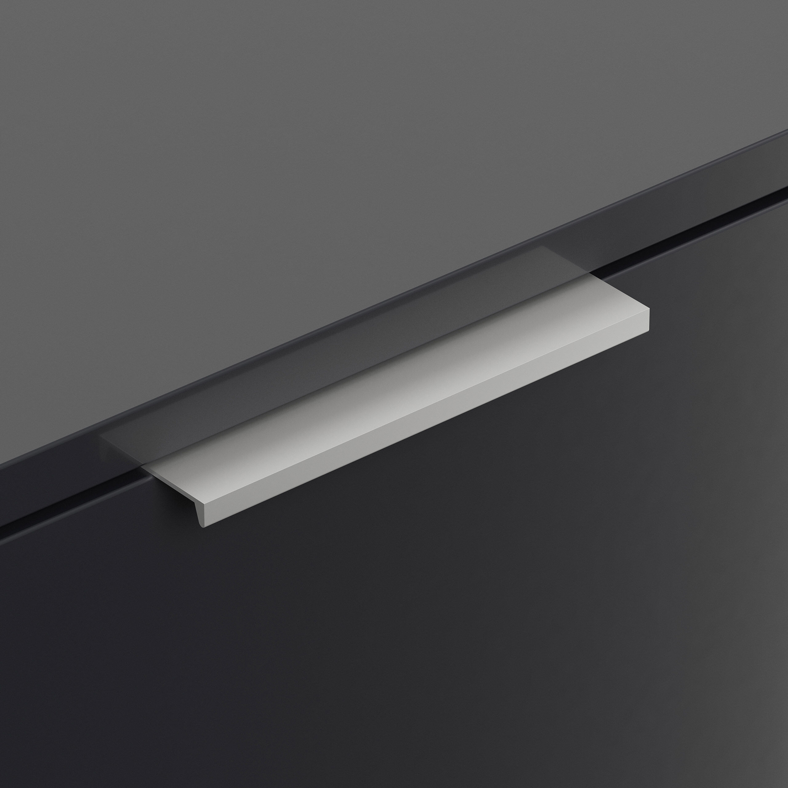 Design Nachttisch Kommode Artem 60cm, 2 Softeinzüge lackiert Weiß Hgl