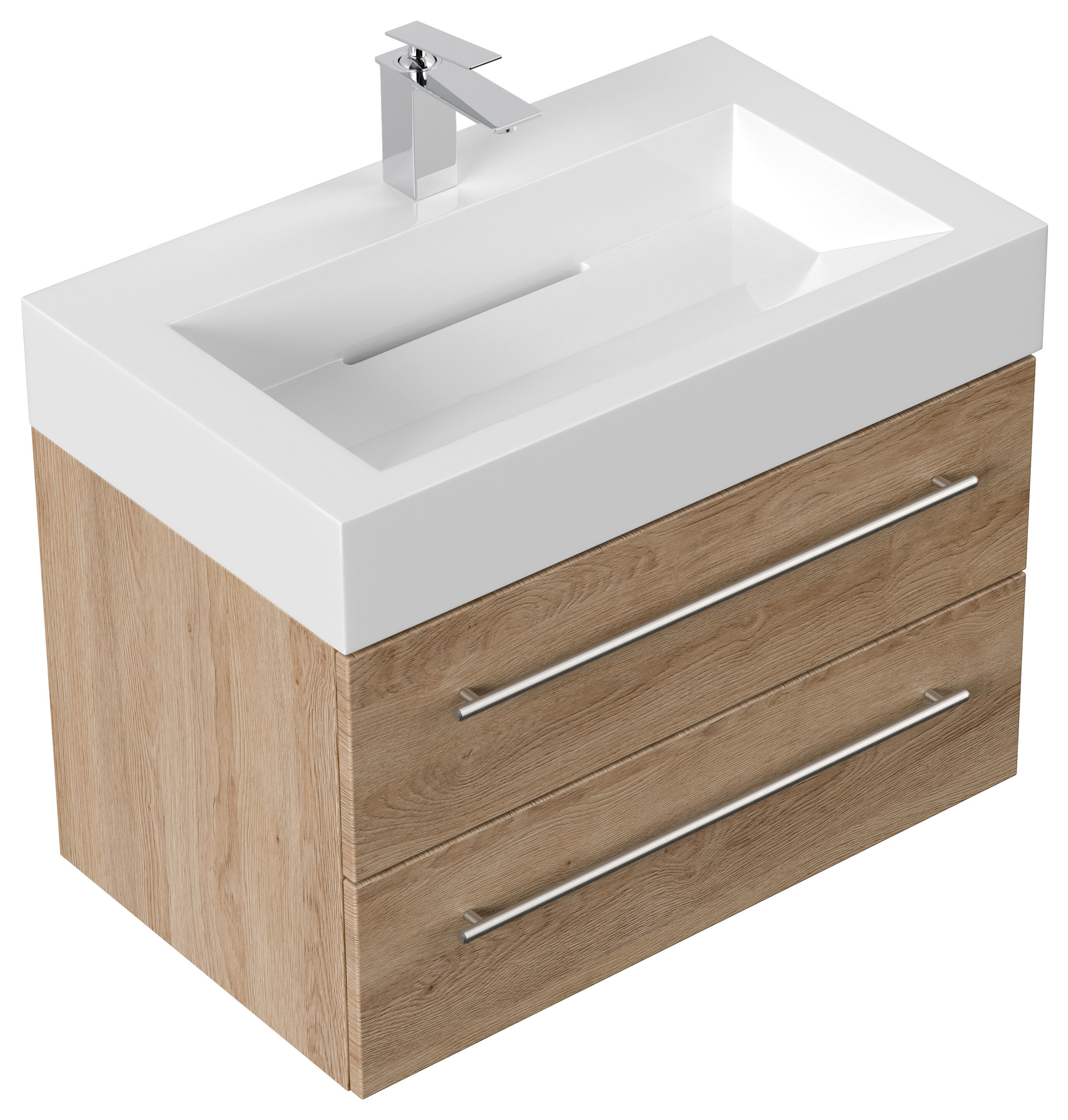 Badmöbel Design 750 eiche hell