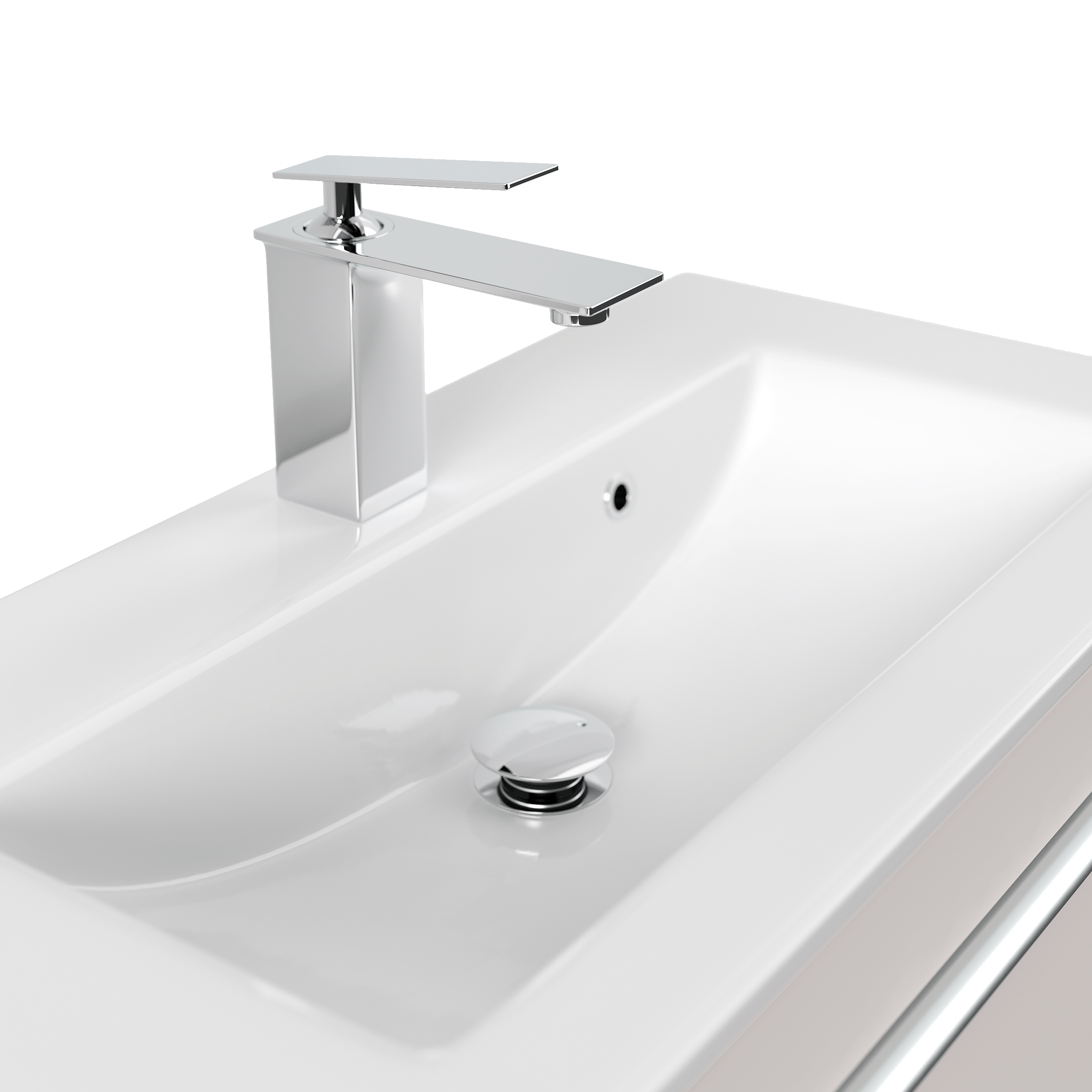 Badmöbel Elements 80 Slimline SoftClose kaschmir