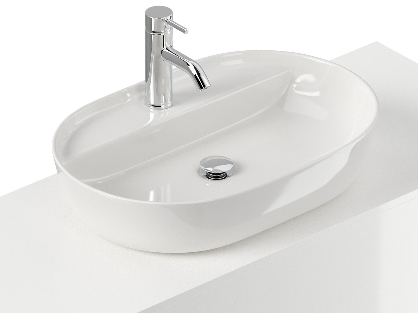 Aufsatz-Waschtisch Eleni 62 cm