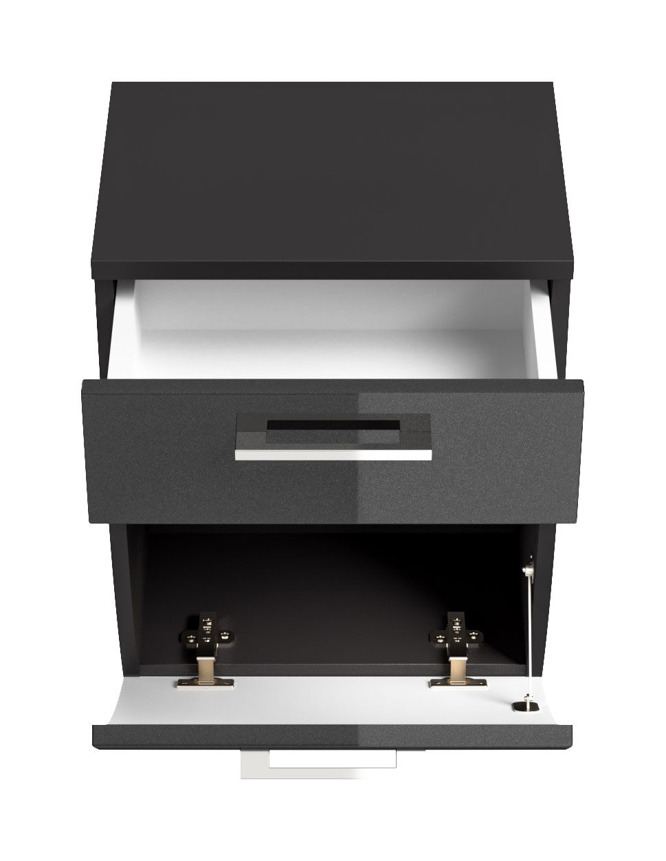Unterschrank Rima 40 cm rund Anthrazit