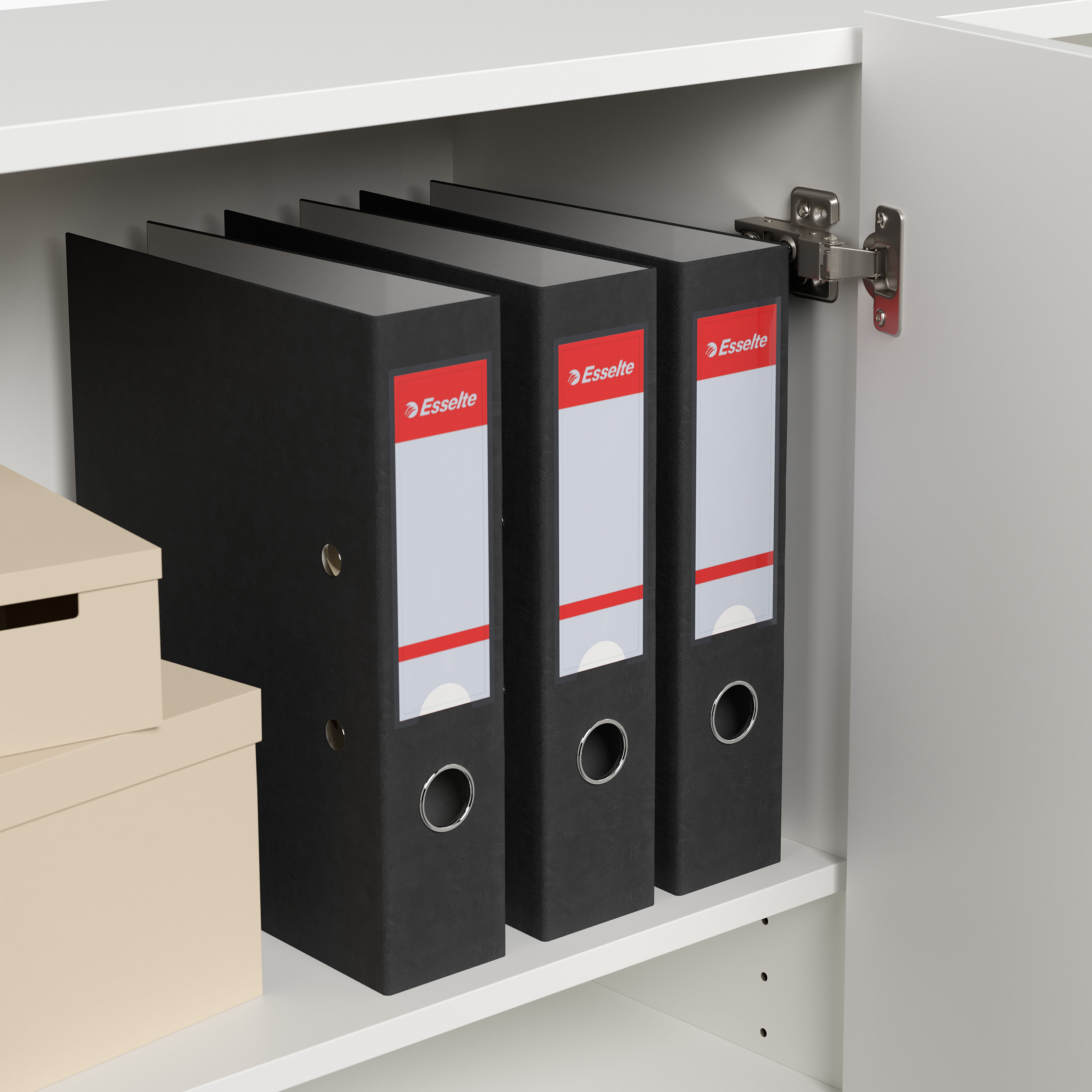 Raumwunder Sideboard Kommode Galaxy M 2 Türen Softclose flexible Böden weiß hgl