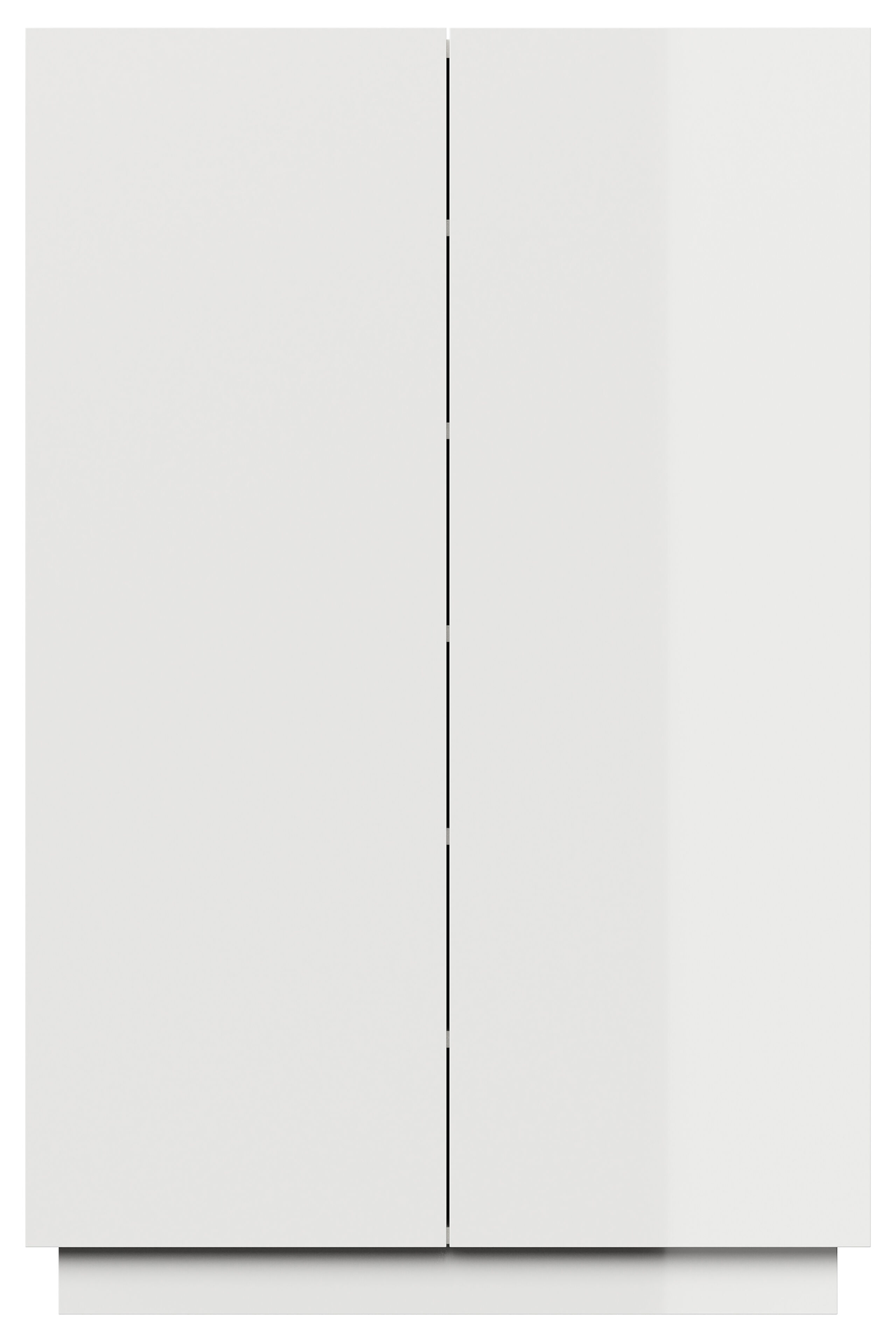 Raumwunder Sideboard Kommode Galaxy M 2 Türen Softclose flexible Böden weiß hgl