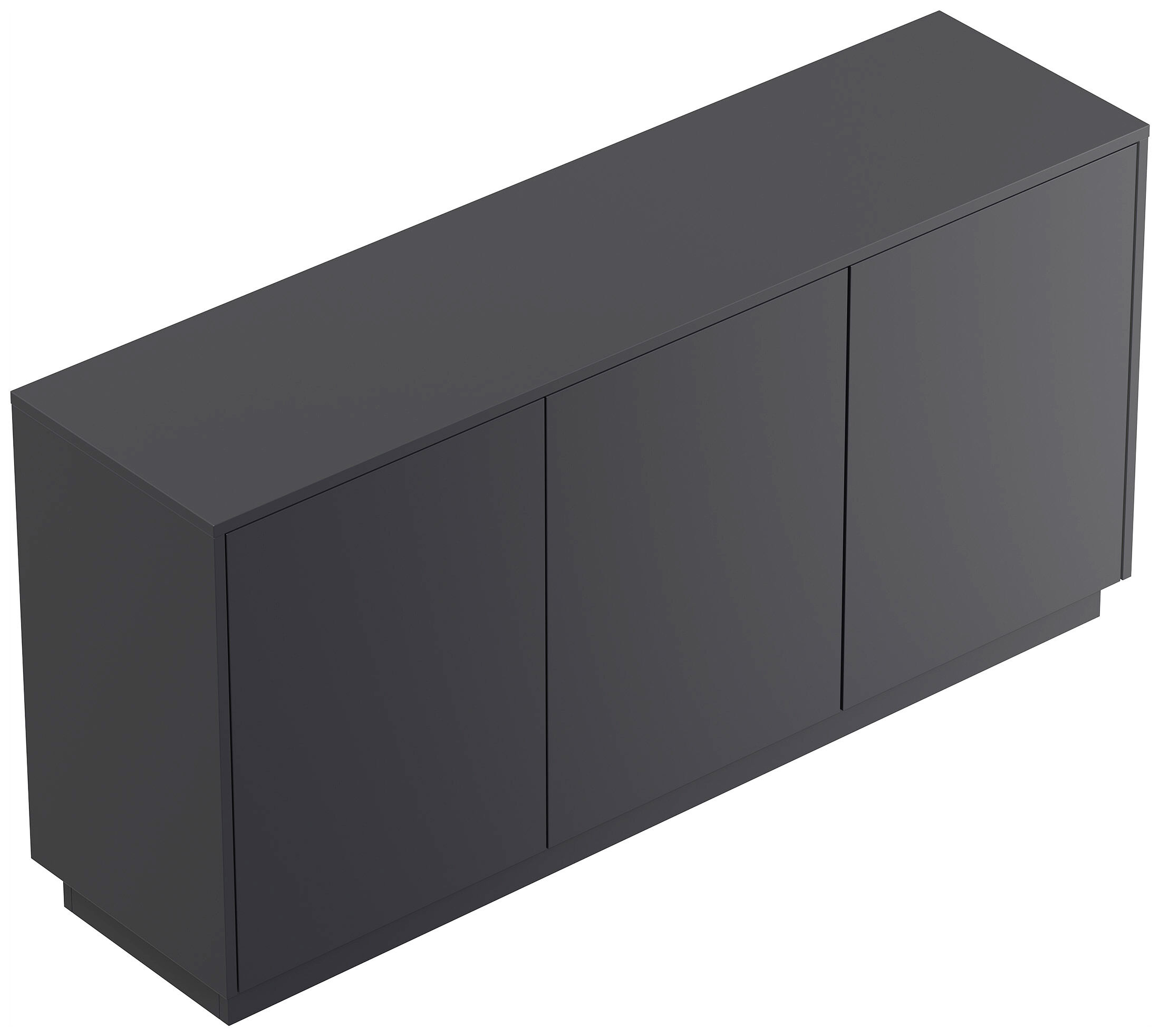 Design Sideboard Kommode Genesis B stehend 150cm 3 Türen Grafit