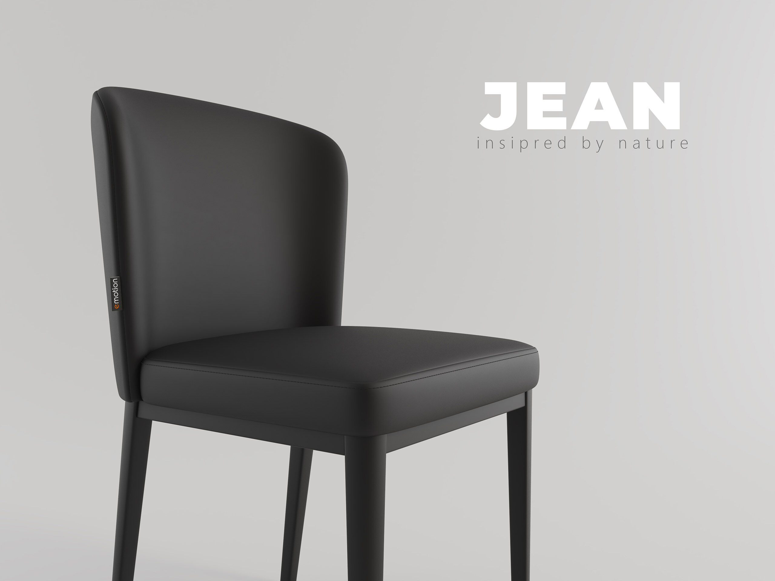 2er Set Esszimmerstuhl Design Küchenstuhl Jean Kunstleder hellgrau Metallbeine
