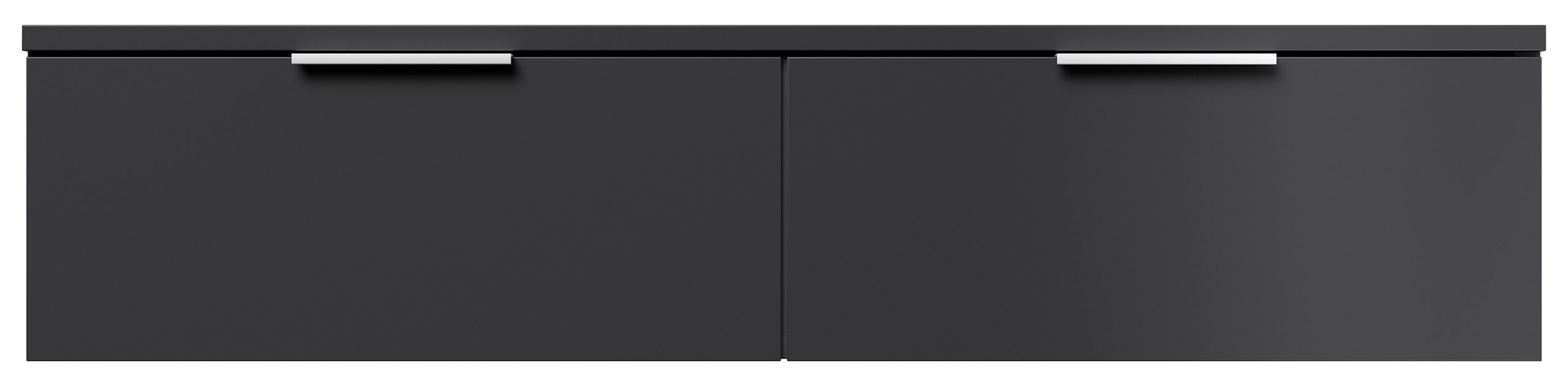 Hängekonsole Urban Slimline 2 Schubladen Softclose Grafit