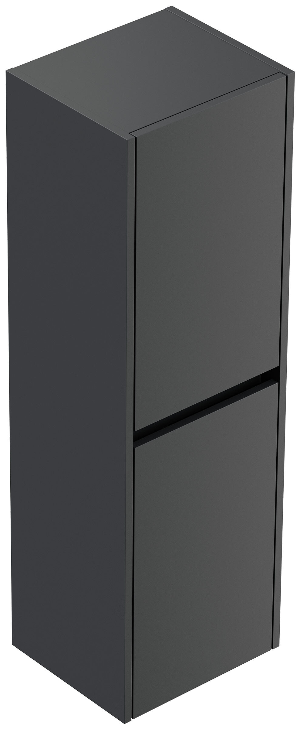 Badezimmer Hochschrank 112cm  Softclose Taifun Wandmontage weiß Hgl