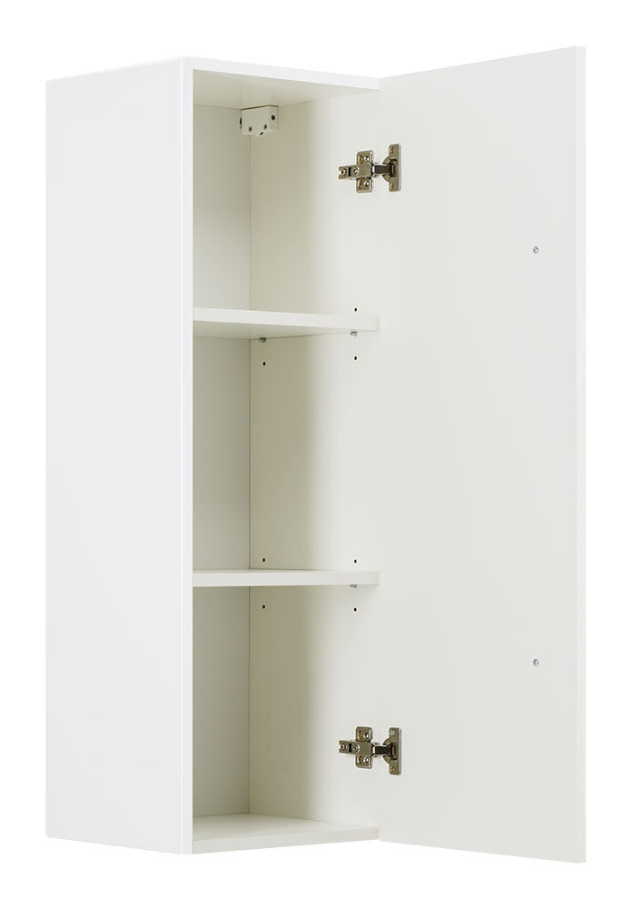 Badmöbel-Set 75cm Premiumausstattung inkl. Licht, allseitig weiß hochglanz 
