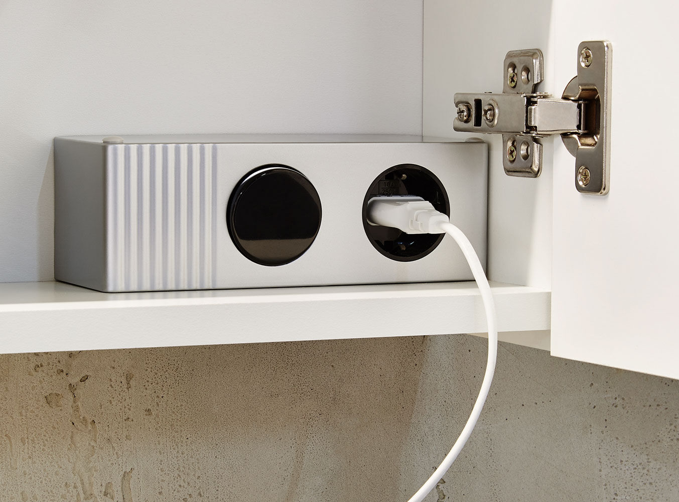 Badmöbel-Set SANTINI 75 (3-teilig) SoftClose schwarz