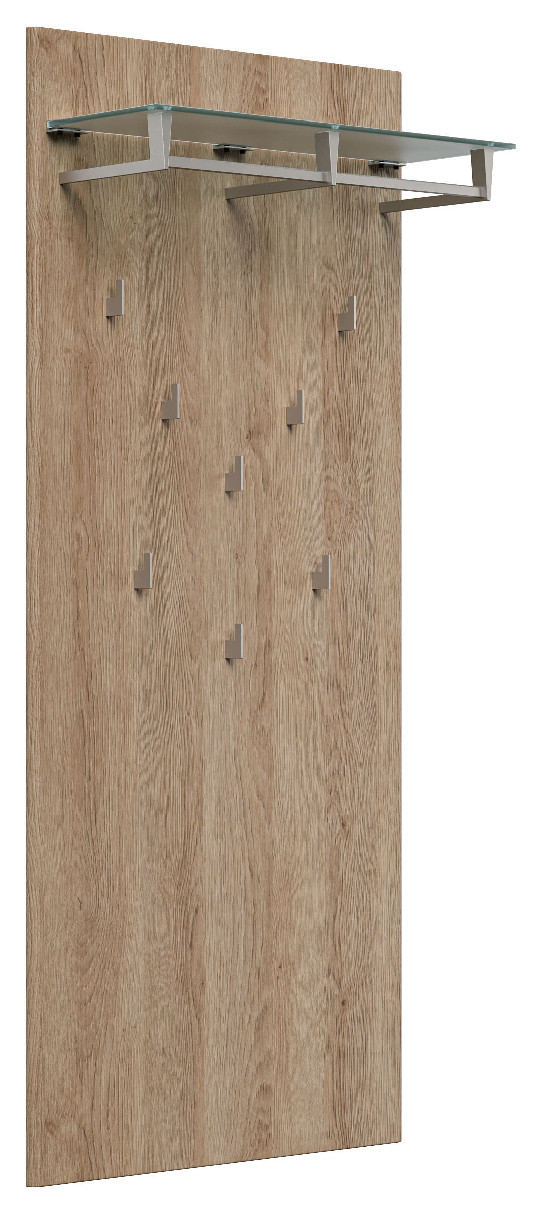 Garderobe Set 012 Buffalo 2 tlg Schuhschrank 4 Klappen 16 Paar Weiss-Weiss Hgl