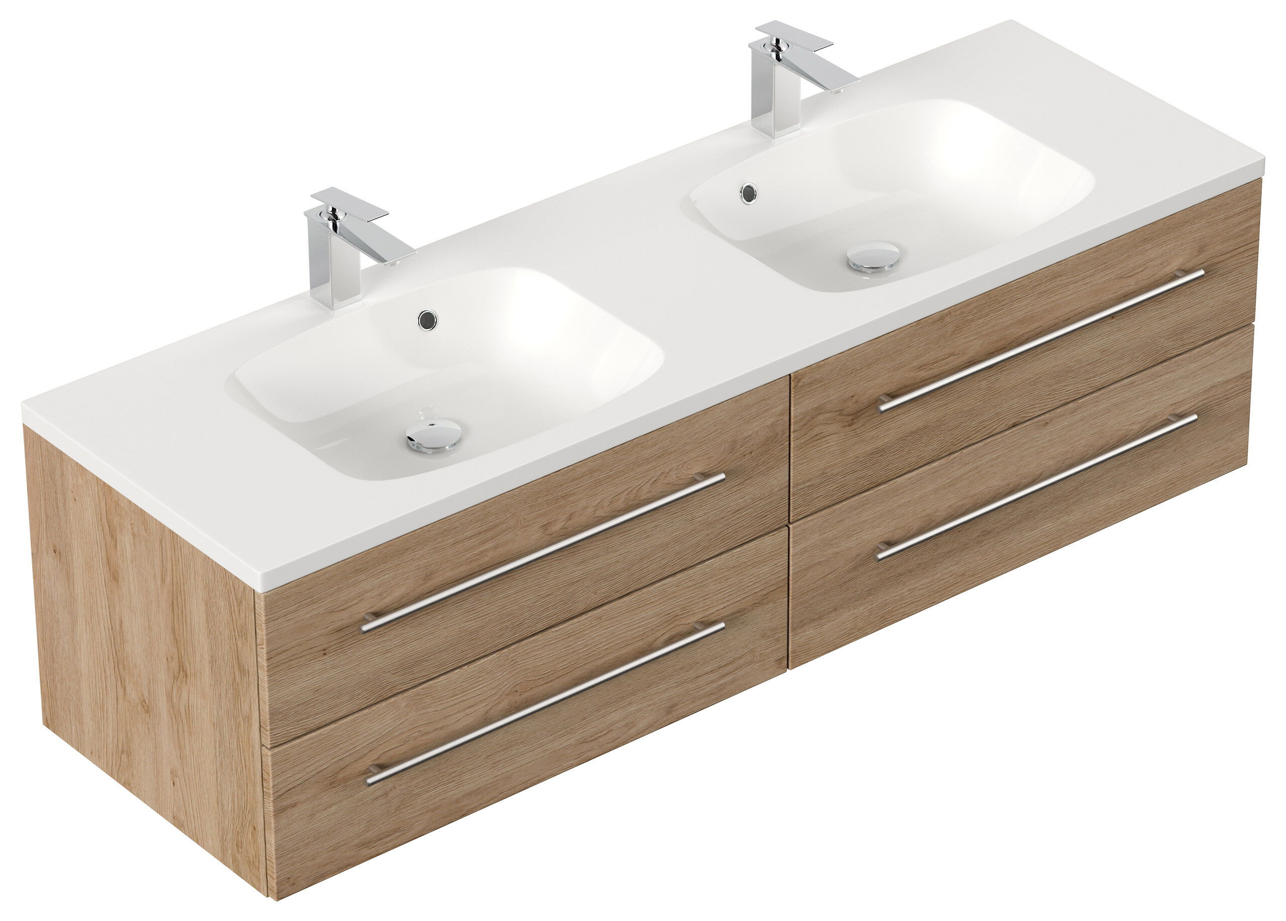 Badmöbel Colossos 160 SoftClose schwarz