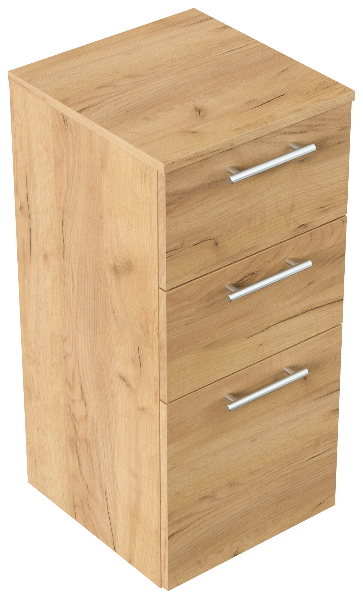 Midischrank 75cm eiche gold