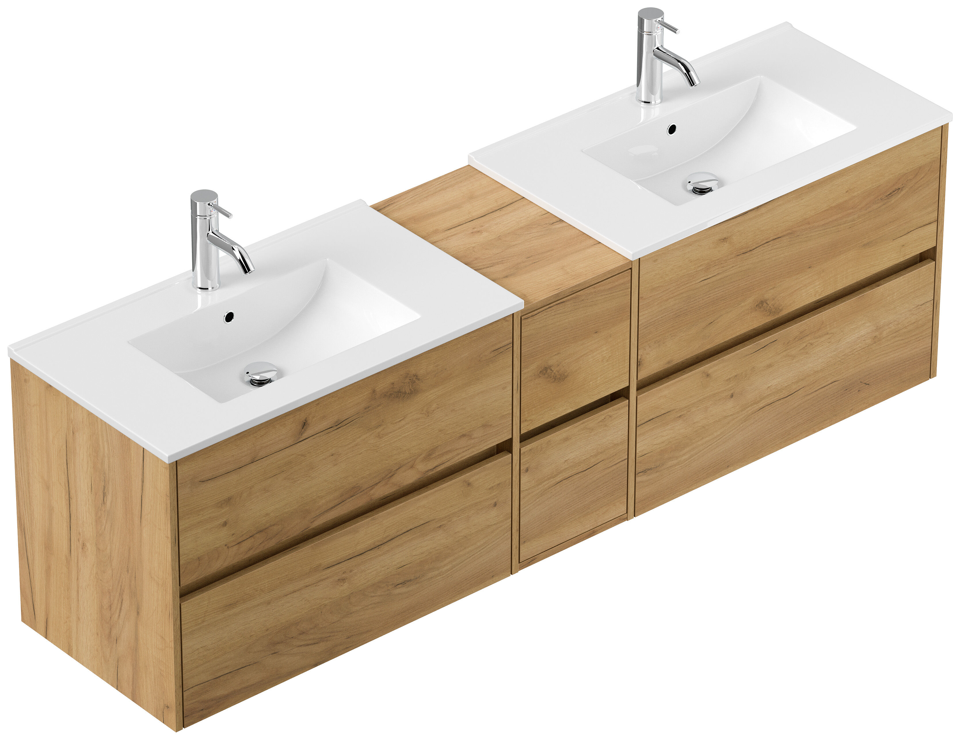 Badmöbelset Taifun 190cm eiche gold