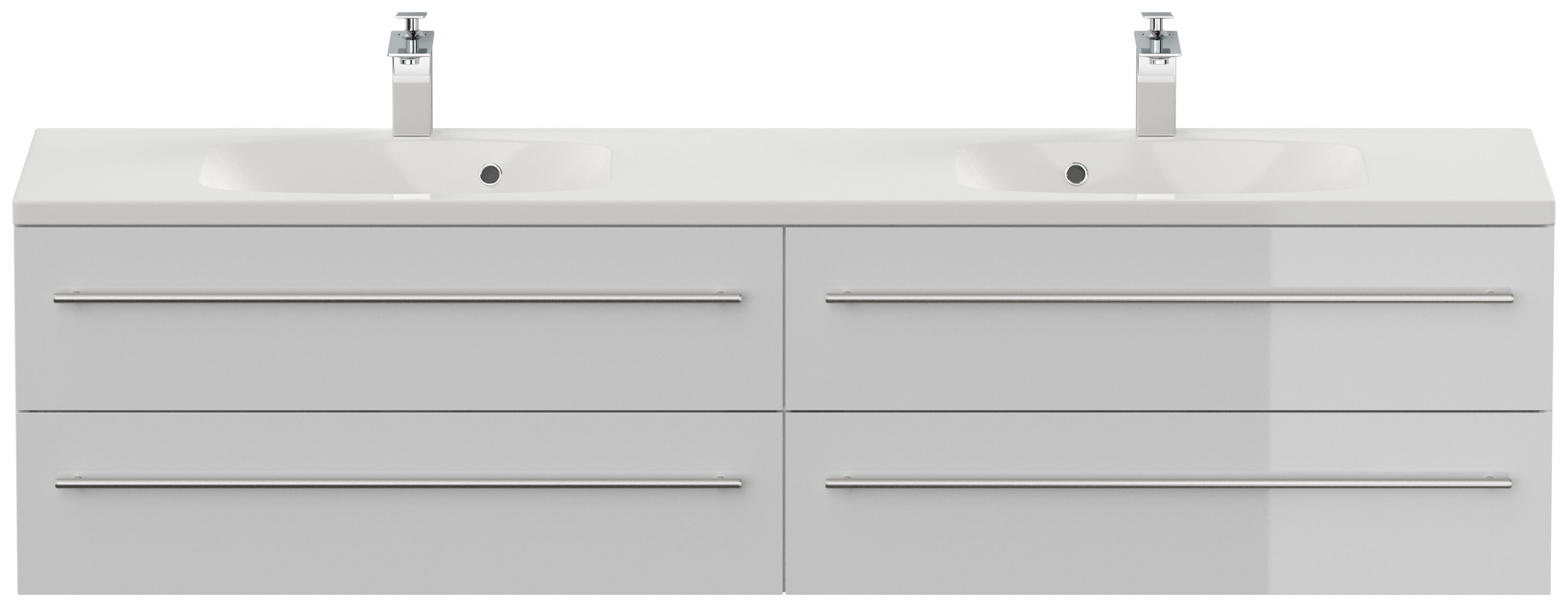 Badmöbel Colossos 180 SoftClose weiss hochglanz