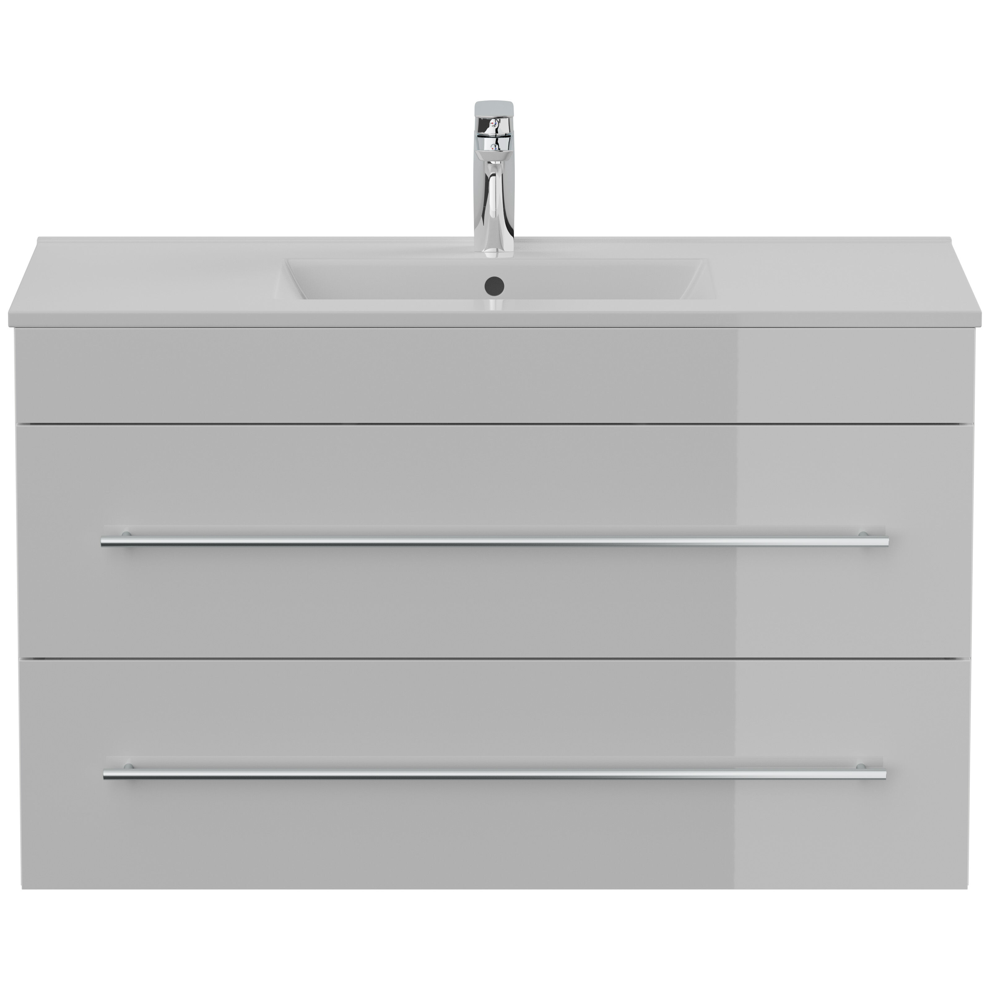 Badmöbel Infinity 1000 SoftClose weiss hochglanz
