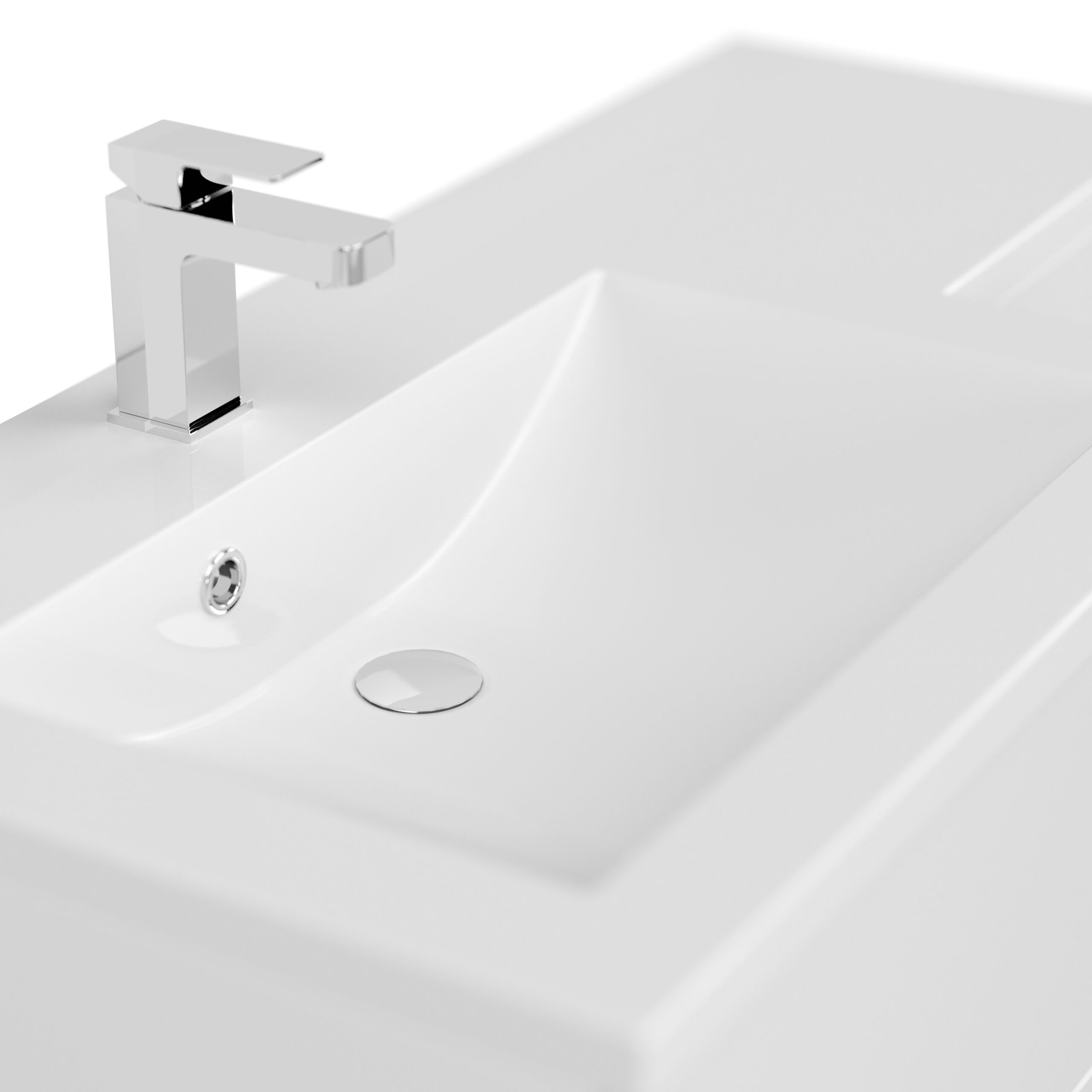 Badblock ELISA rechts SoftClose weiss hochglanz