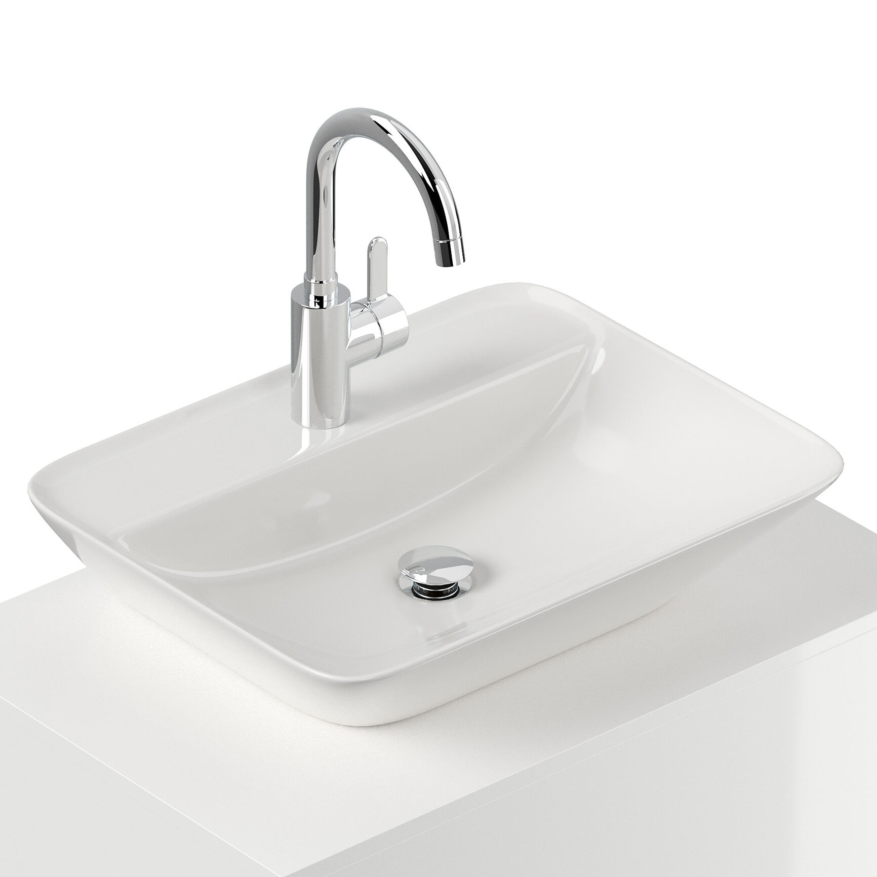 Aufsatz-Waschtisch Kalypso 55 cm