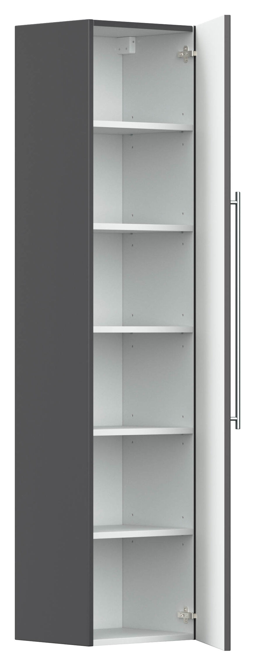 Badmöbel-Set Venezia 100 cm (4-teilig) SoftClose anthrazit