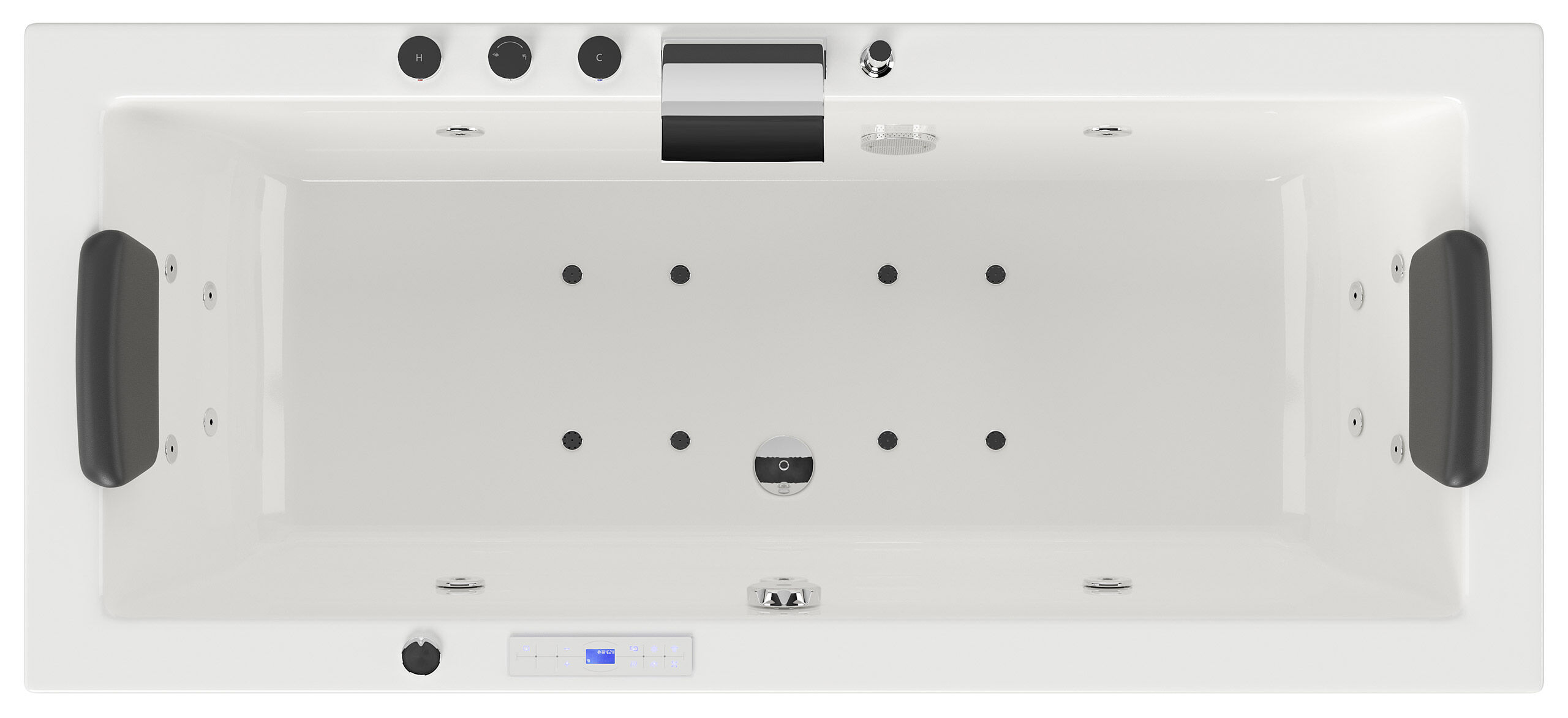 Unity 170 Whirlpool Set ohne Armatur