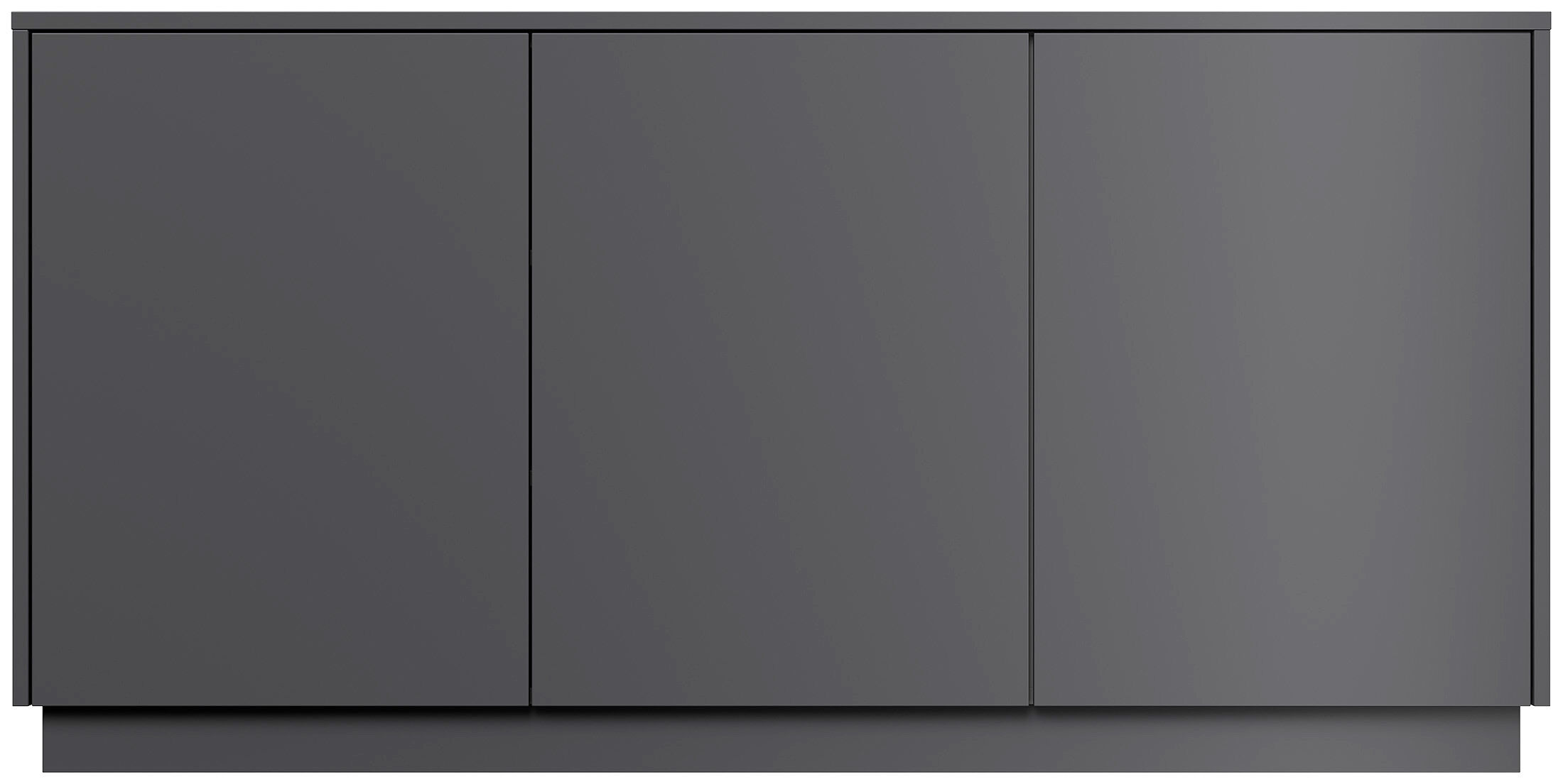 Design Sideboard Kommode Genesis B stehend 150cm 3 Türen Grafit