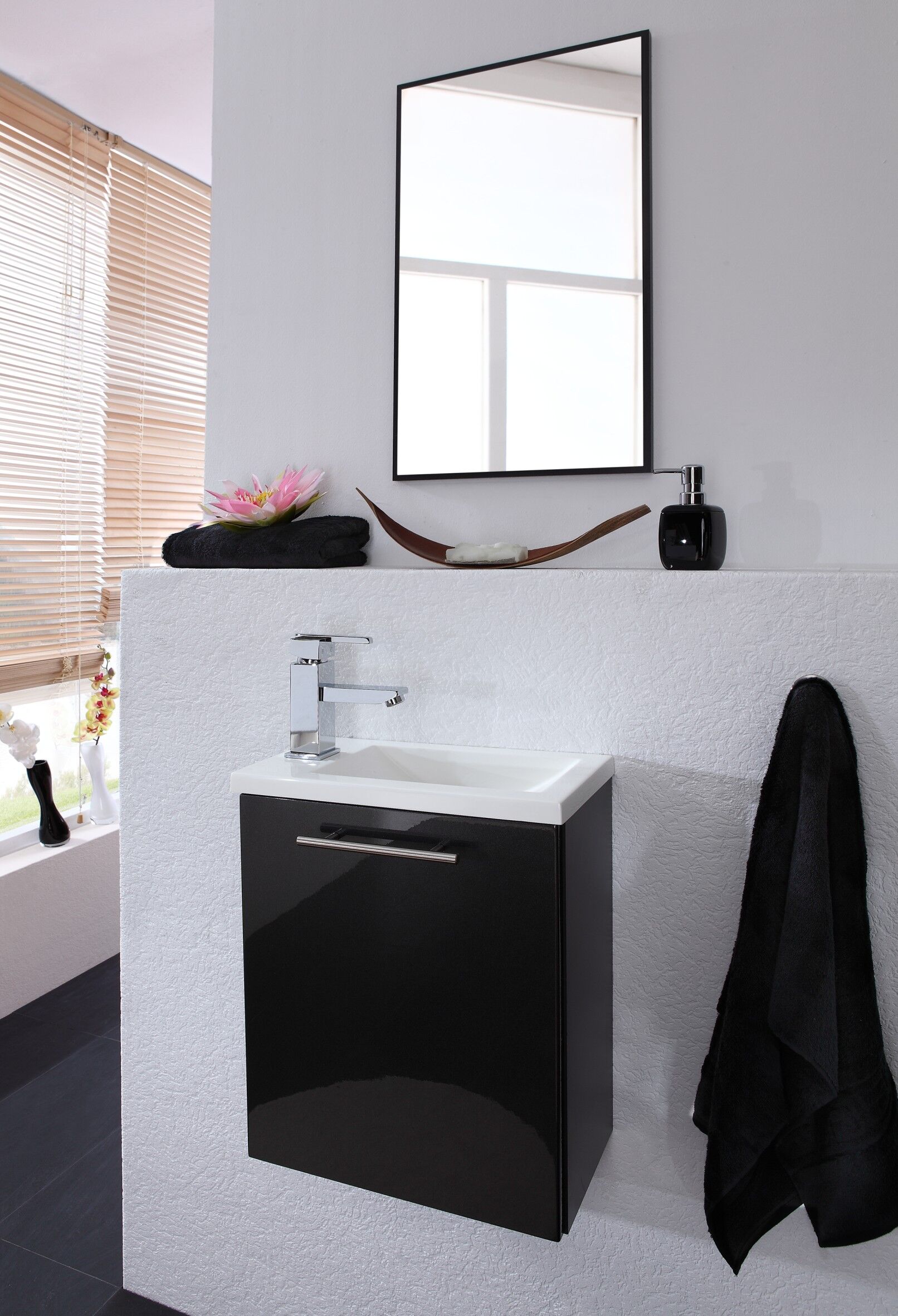 Spiegel Alexo 40 cm Anthrazit