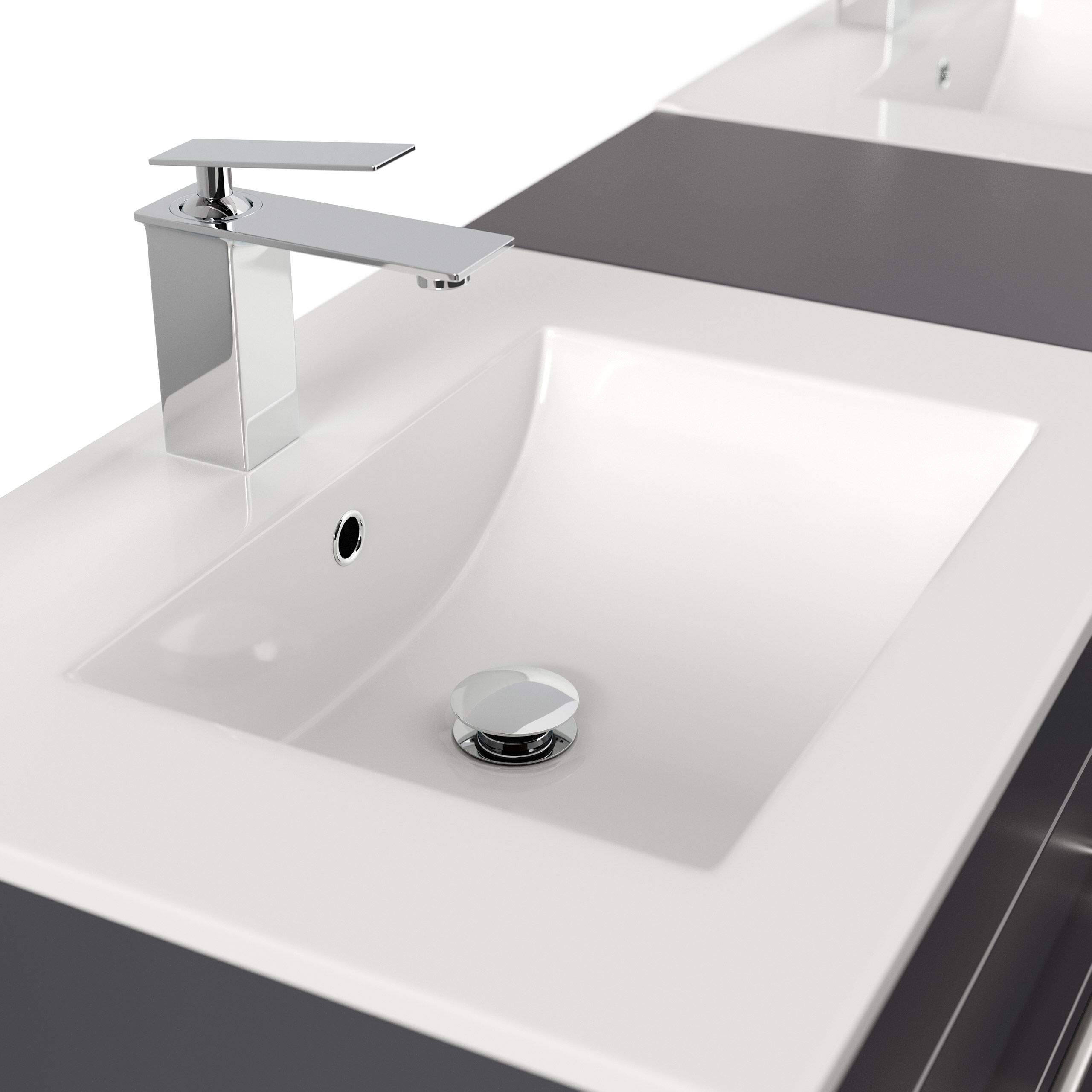 Badmöbel Roma XL SoftClose beton