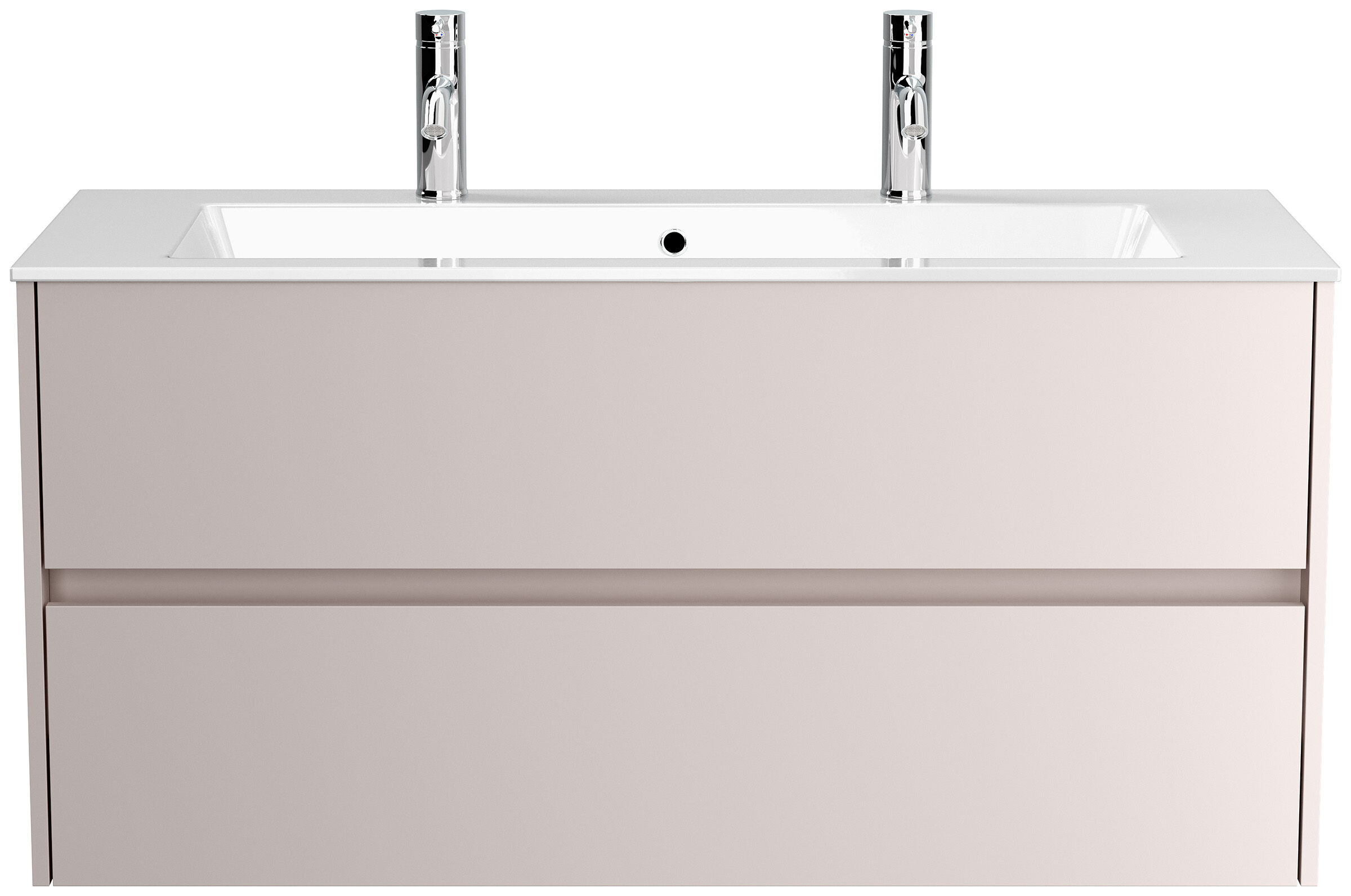 Doppelbadmöbel Taifun mit Waschtisch 120 cm 2 Greifraum SoftClose Auszüge eiche