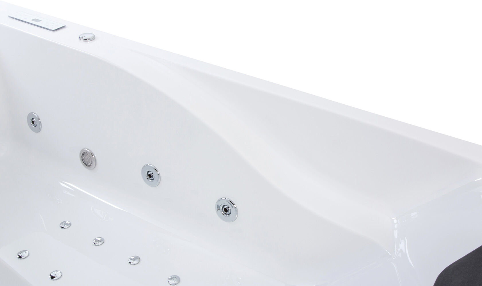 Rechteck Whirlpool Centauri 180x85 links Made in Germany 18 Düsen ohne Armatur