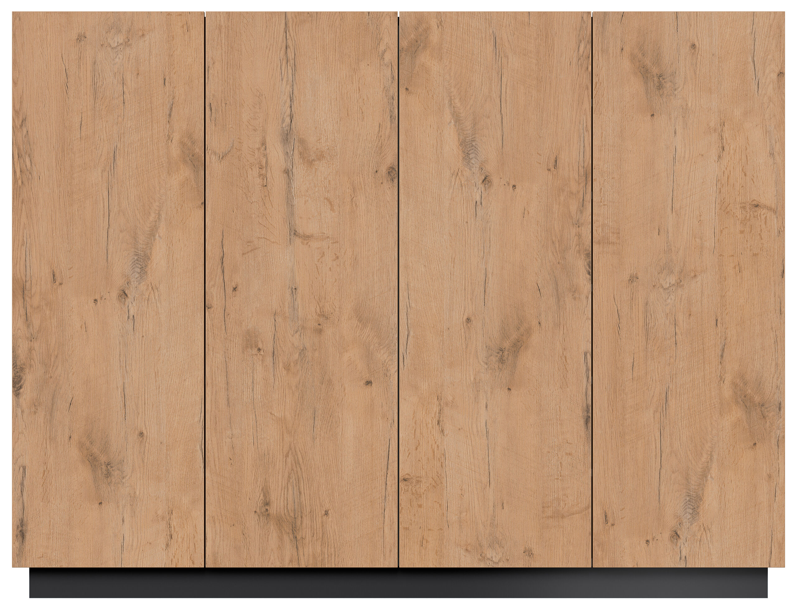 Sideboard Schuhschrank Alius-XL 4 Türen Oak 