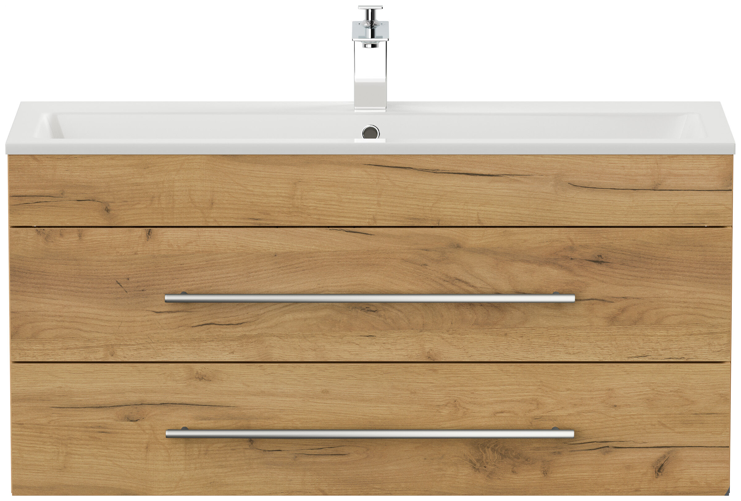 Badmöbel Mars 1000 SlimLine SoftClose Schubladen eiche gold