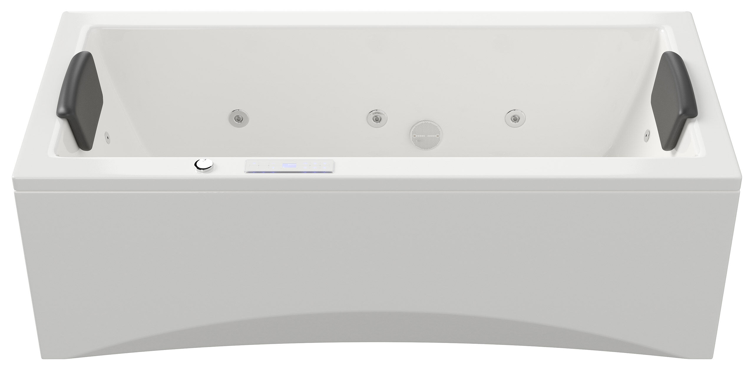 Rechteck Whirlpool Unity 170x75 Made in Germany 22 Massagedüsen ohne Armatur