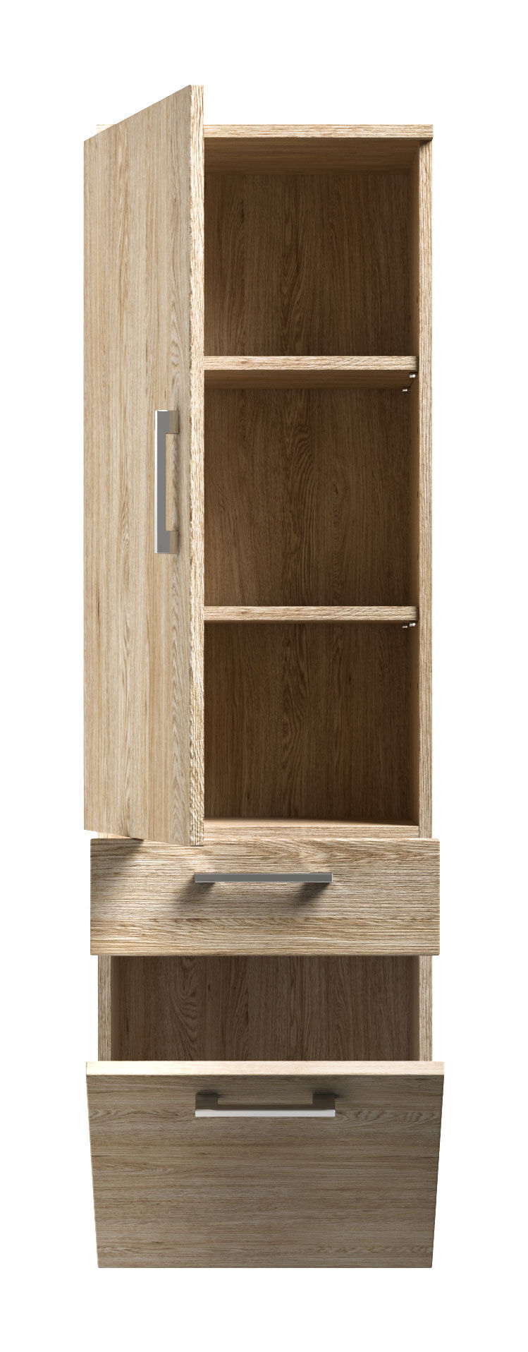 Hochschrank Rima 135 cm Sonoma Eiche