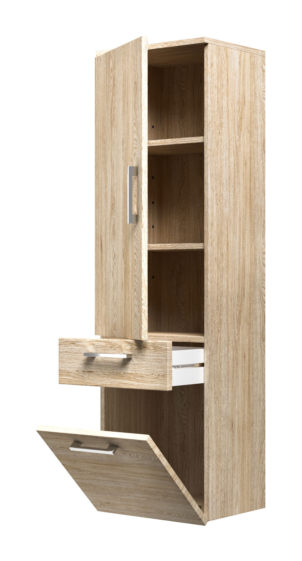 Hochschrank Rima 135 cm Sonoma Eiche