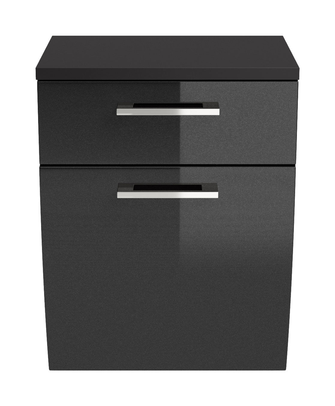 Unterschrank Rima 40 cm rund Anthrazit