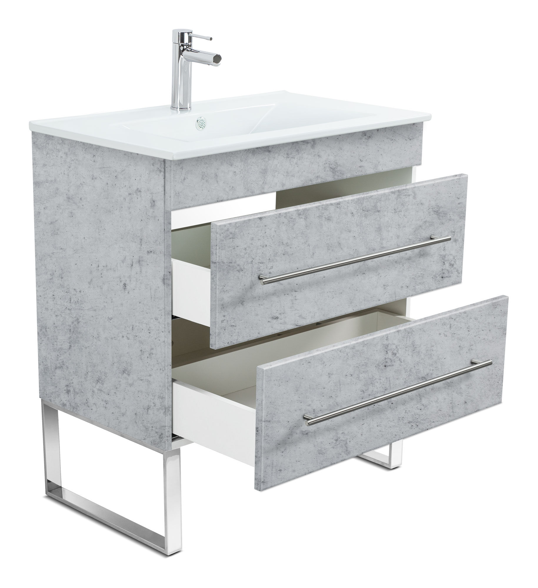 Stand Badmöbel Casa Infinity 750 SoftClose beton