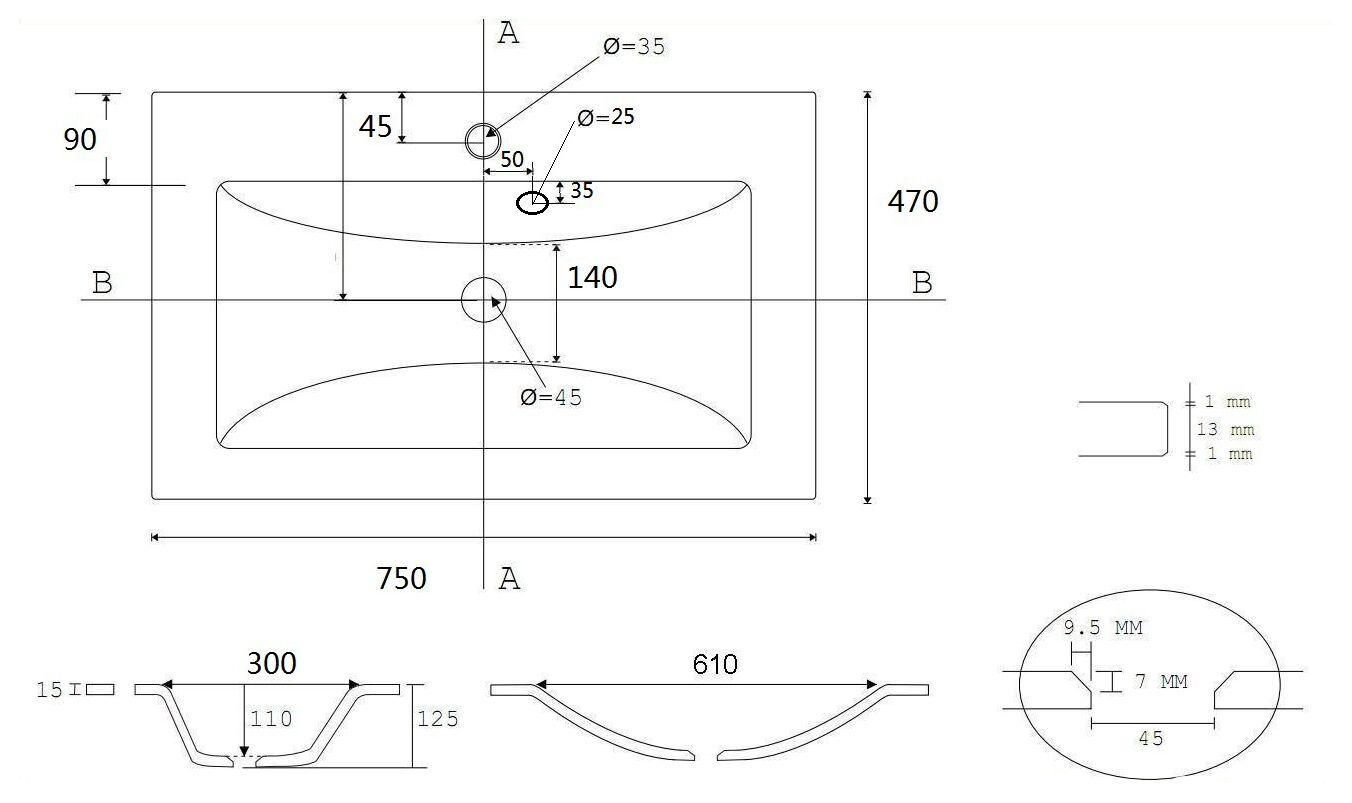 Badmöbel Vitro 750 mit Glaswaschbecken SoftClose beton Badmöbel Vitro 750 mit Glaswaschbecken SoftClose beton