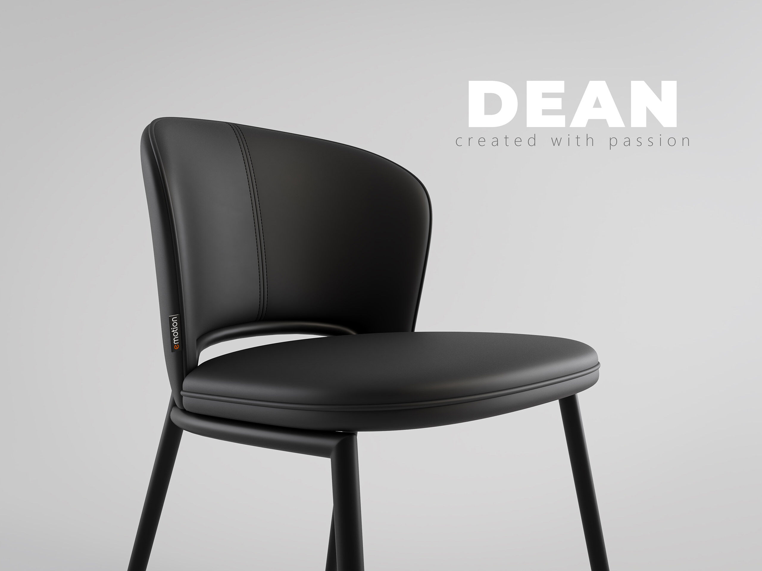 2er Set Esszimmerstuhl Design Küchenstuhl Dean Kunstleder creme Metallbeine