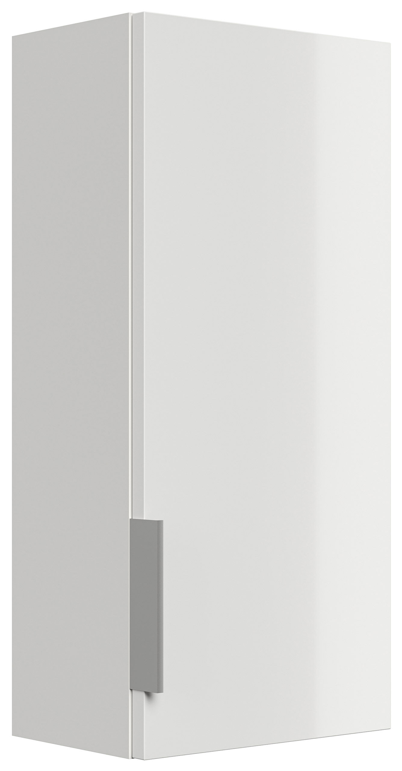 Badschrank 2er Set Vega zur Wandmontage Weiss Hgl / Weiss Matt