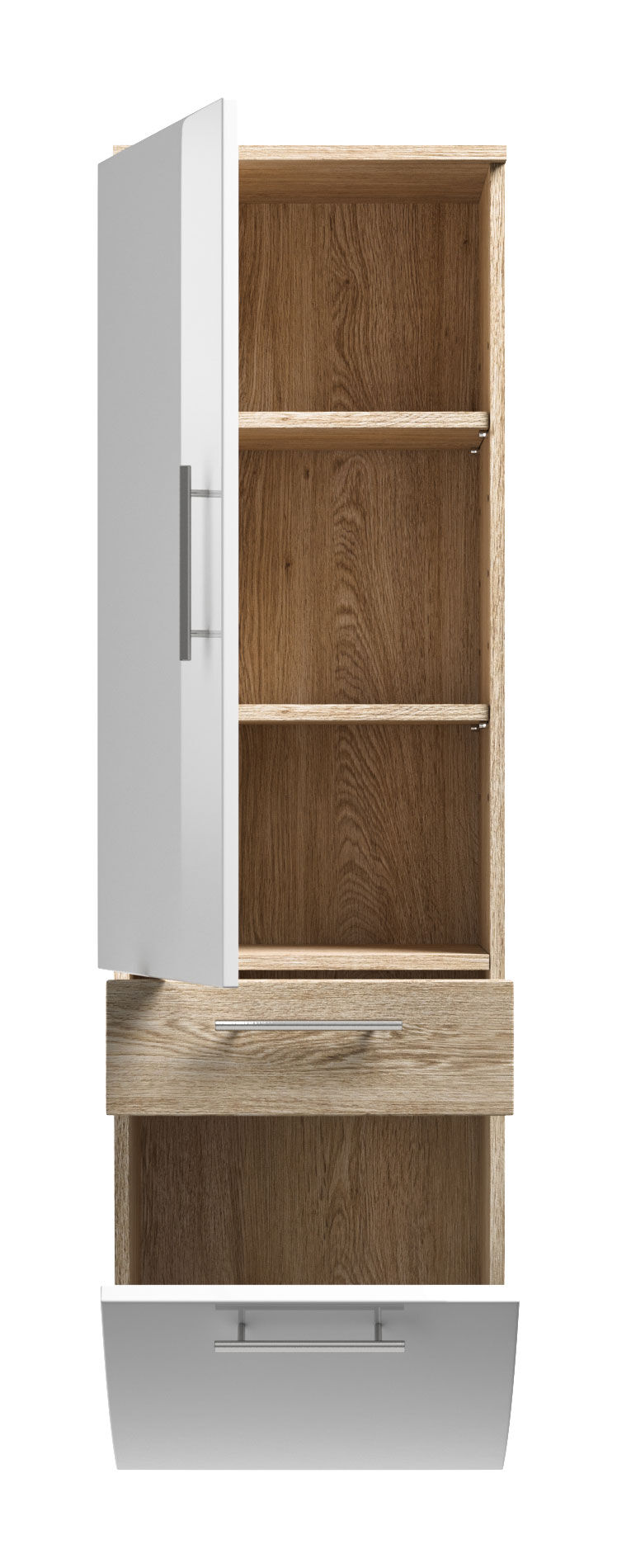 Hochschrank 135 cm Salona M Sonoma Eiche
