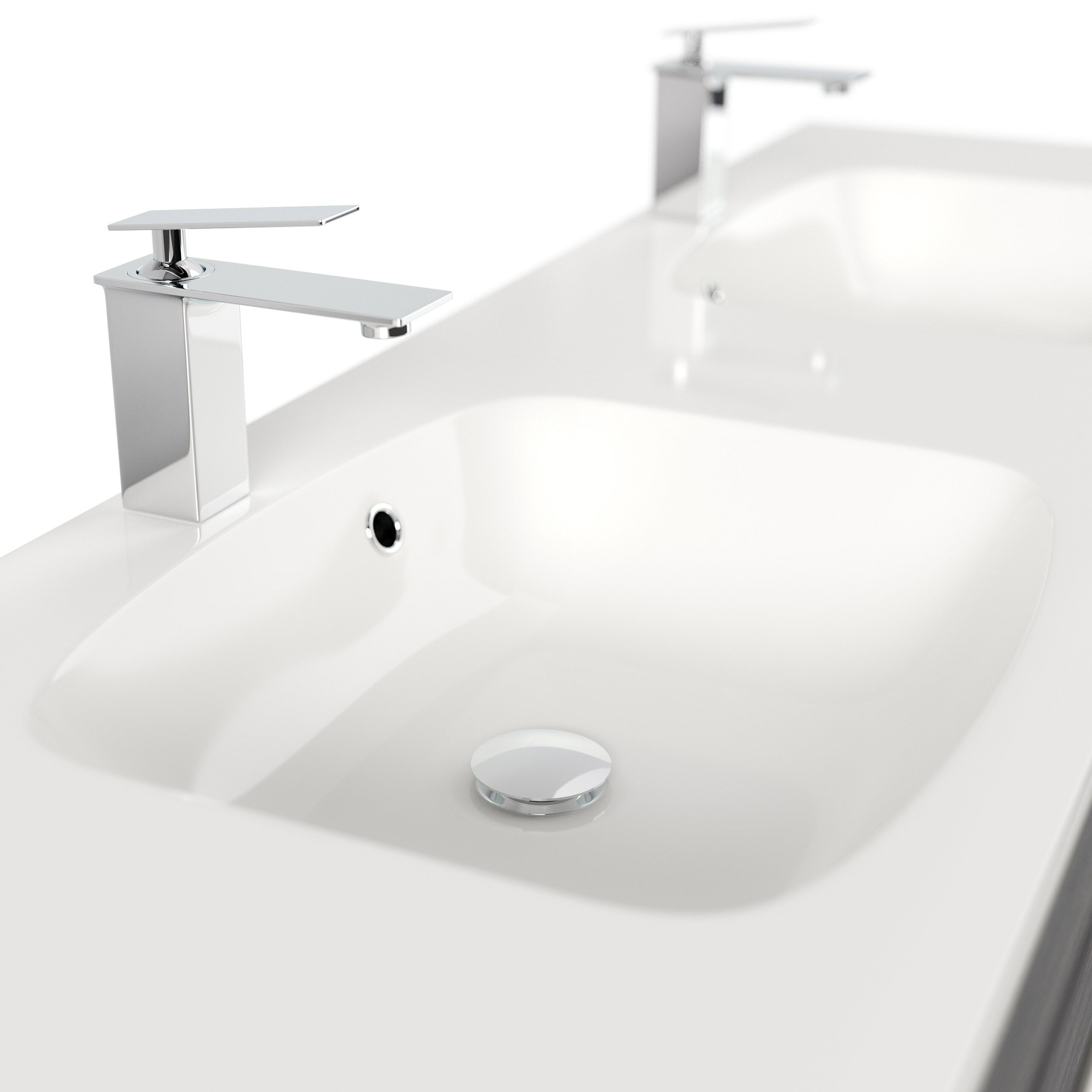 Badmöbel Colossos 160 SoftClose schwarz