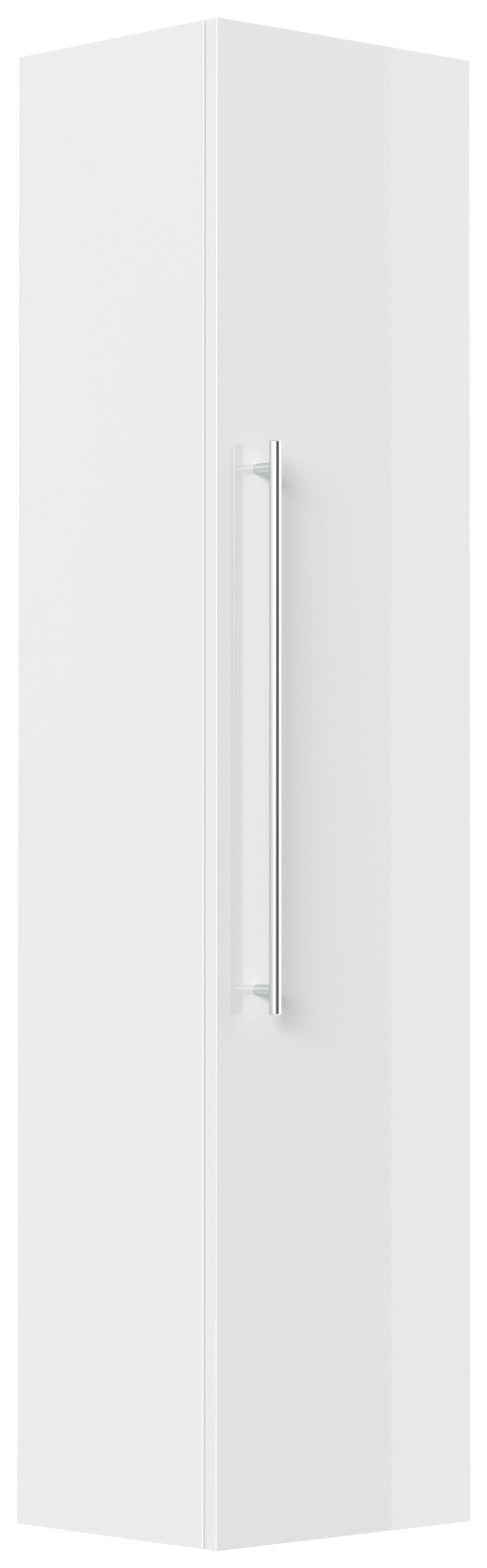 Badmöbelset Colossos200 4-teilig LED Spiegel 2x Hochschrank weiss hochglanz