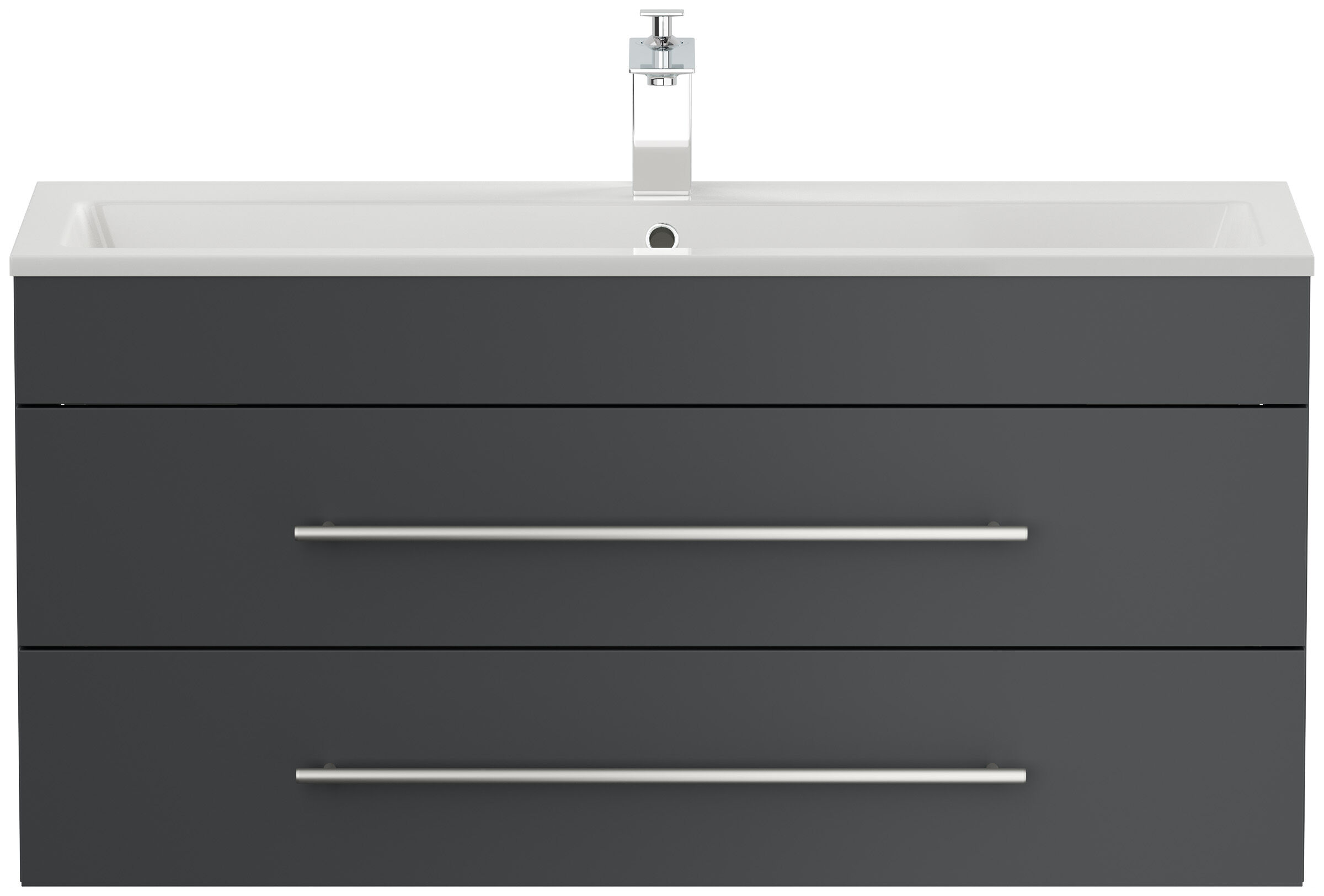 Badmöbel Mars 1000 SlimLine SoftClose Schubladen grafit