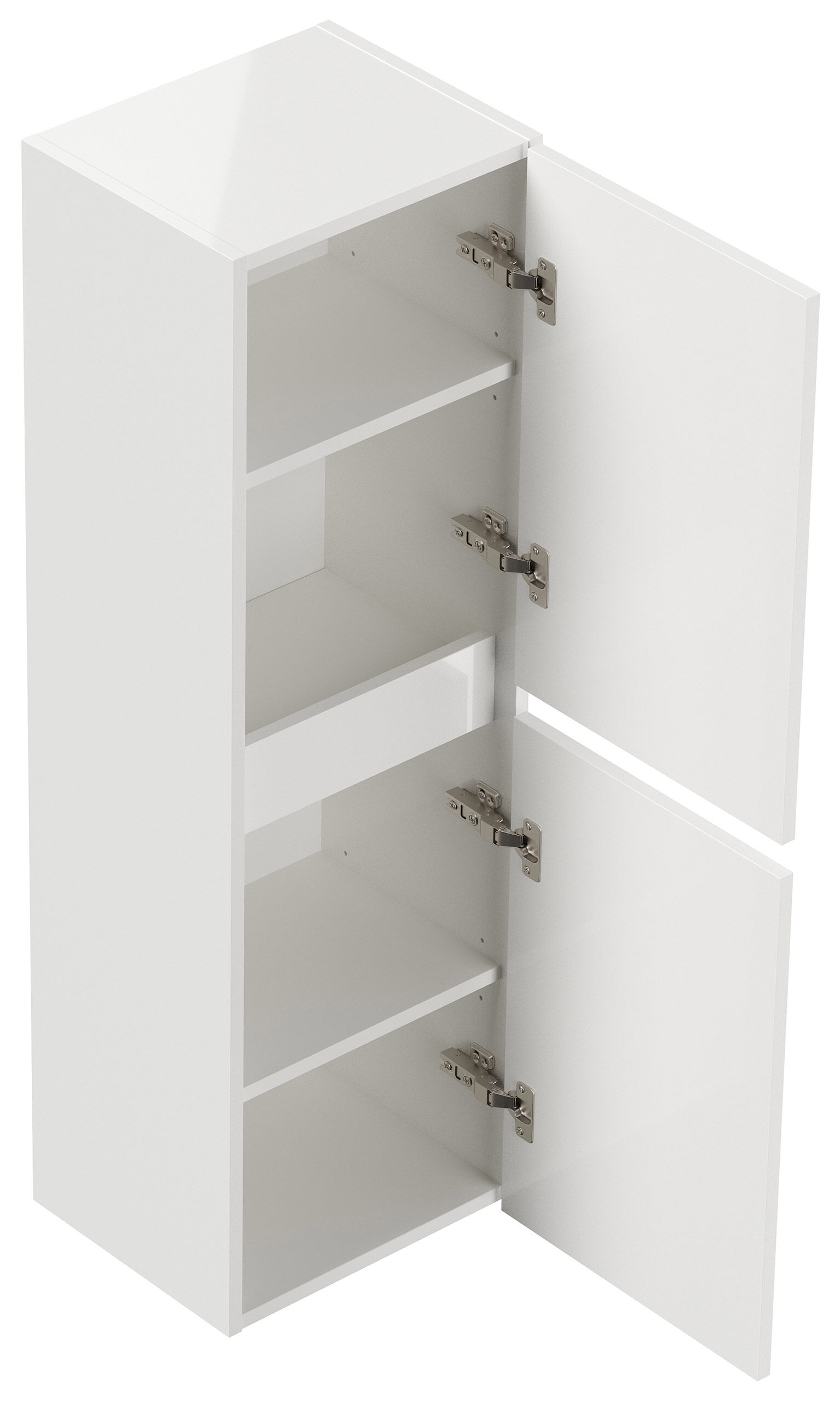 Badezimmer Hochschrank 112cm Softclose Taifun zur Wandmontage eiche gold