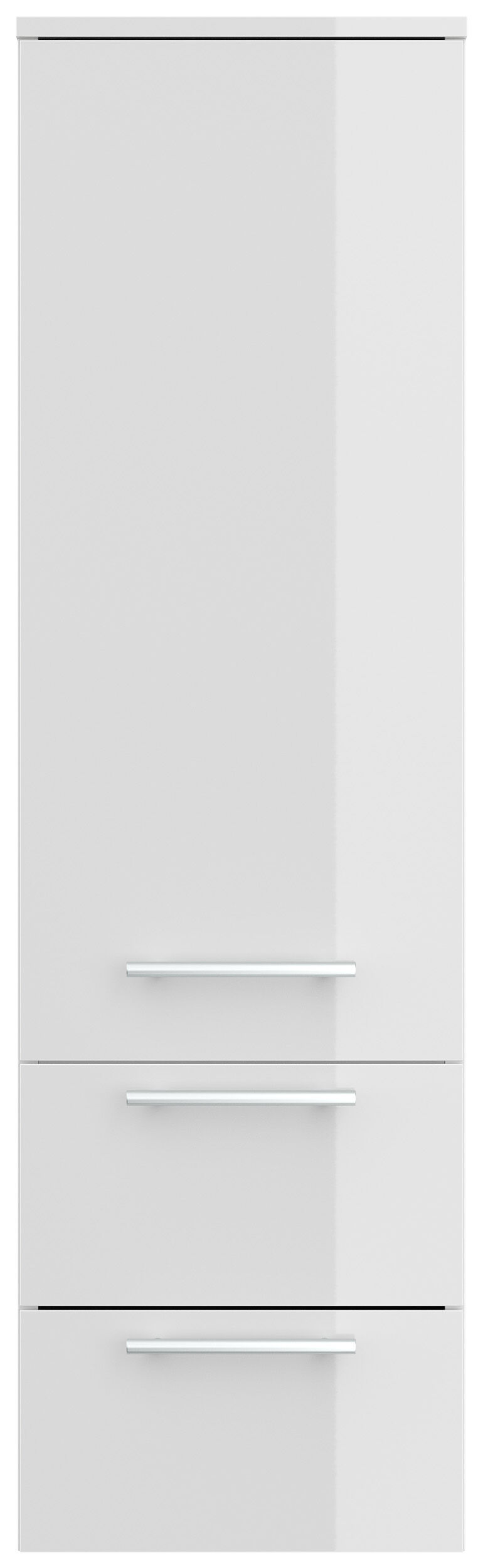 Hochschrank 120 cm eiche gold mit Glaseinlagen