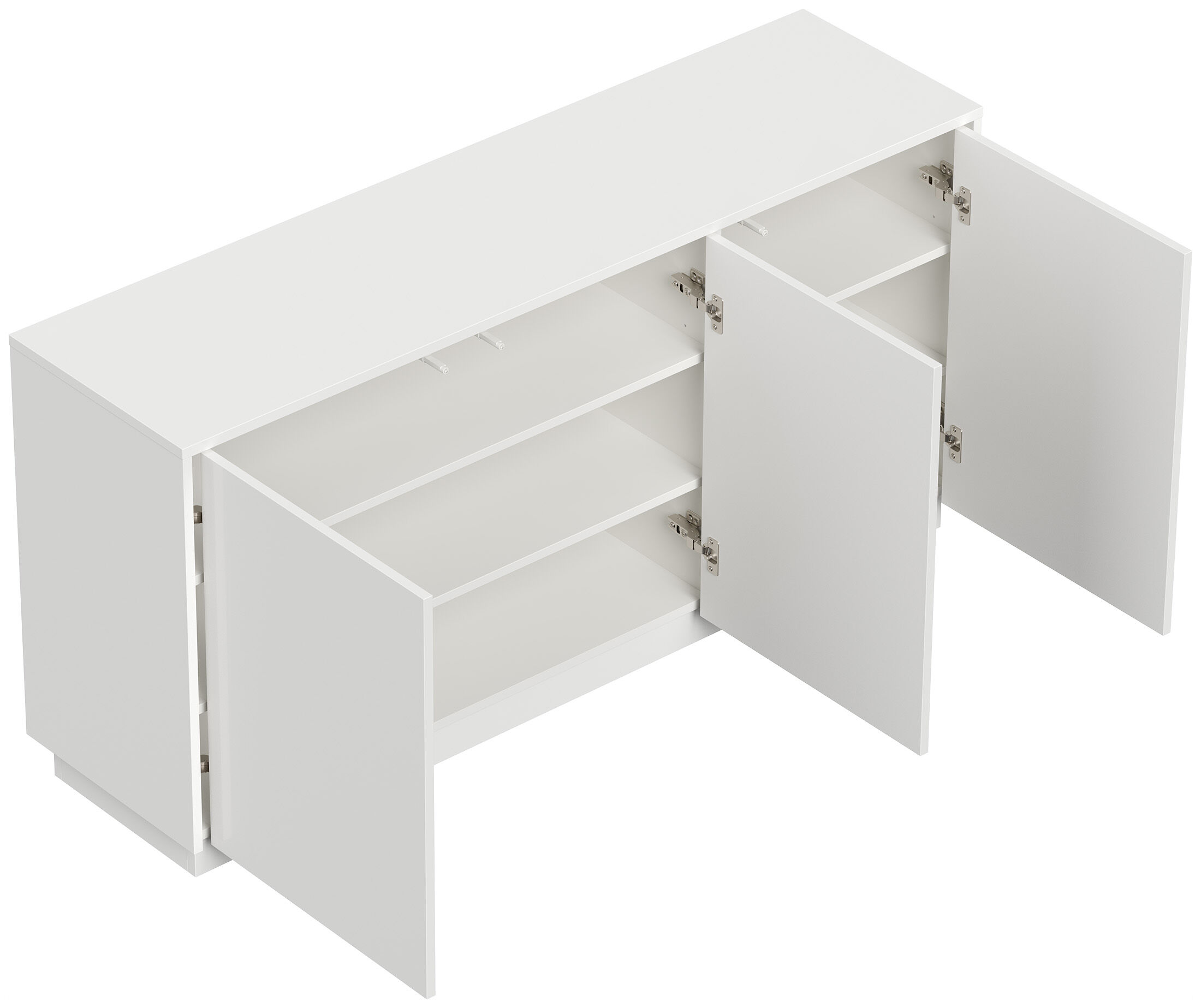 Design Sideboard Kommode Genesis B stehend 150cm 3 Türen Grafit